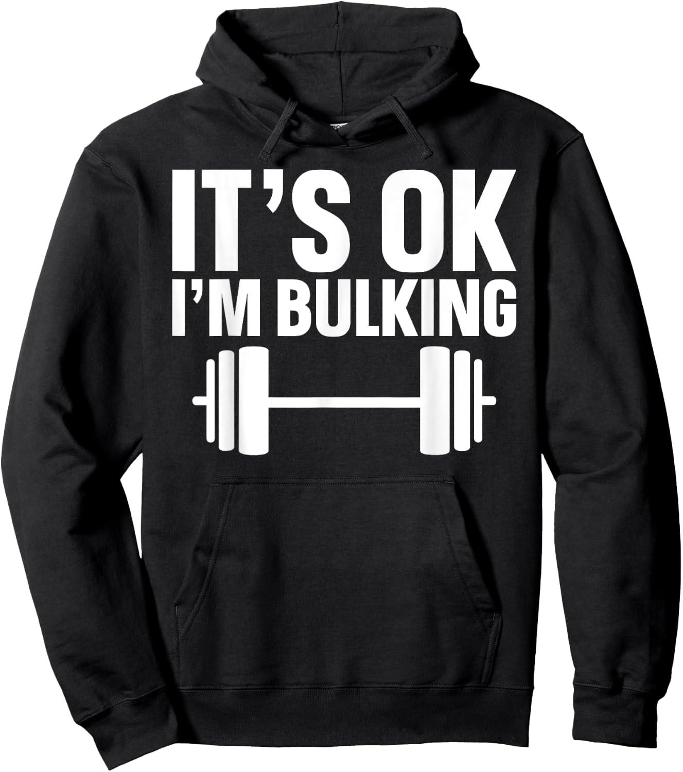 It's Ok I'm Bulking Weightlifting Cheat Day Hoodie - Hoodie | Black