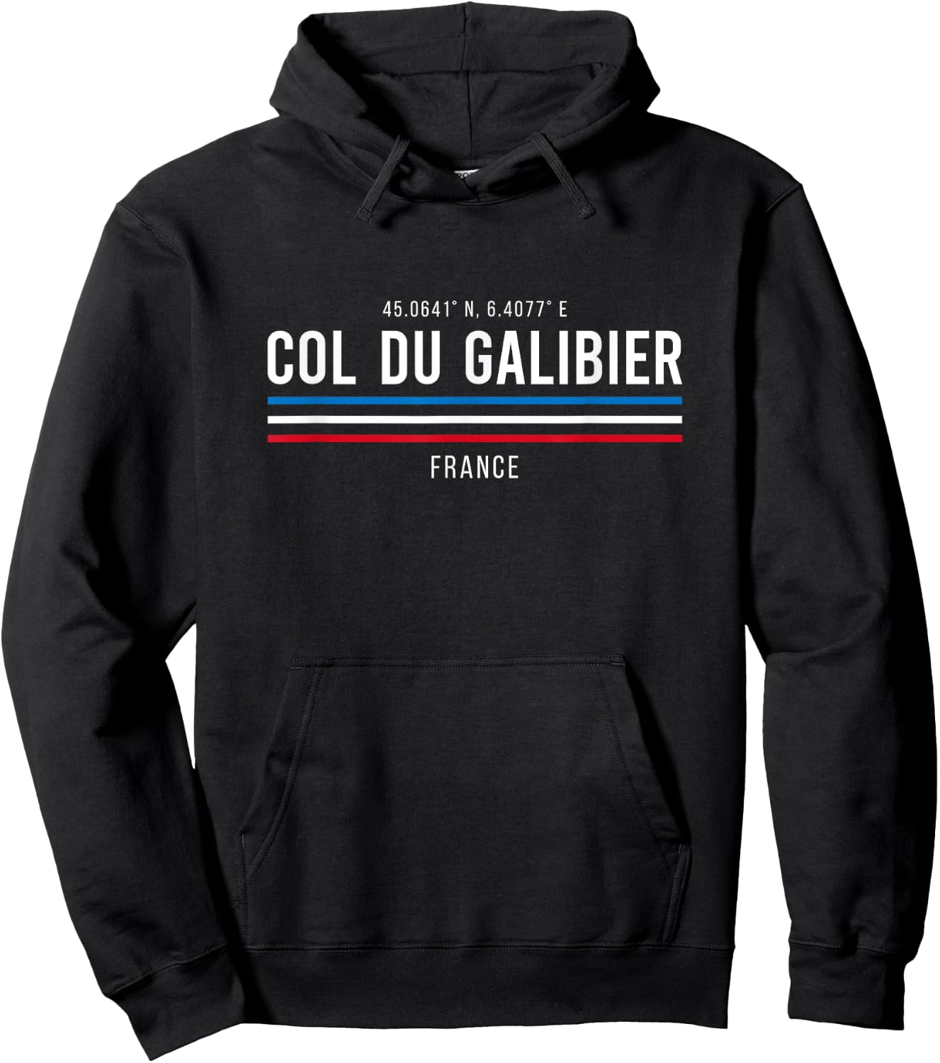 Col Du Galibier Cycling Hoodie - Hoodie | Black