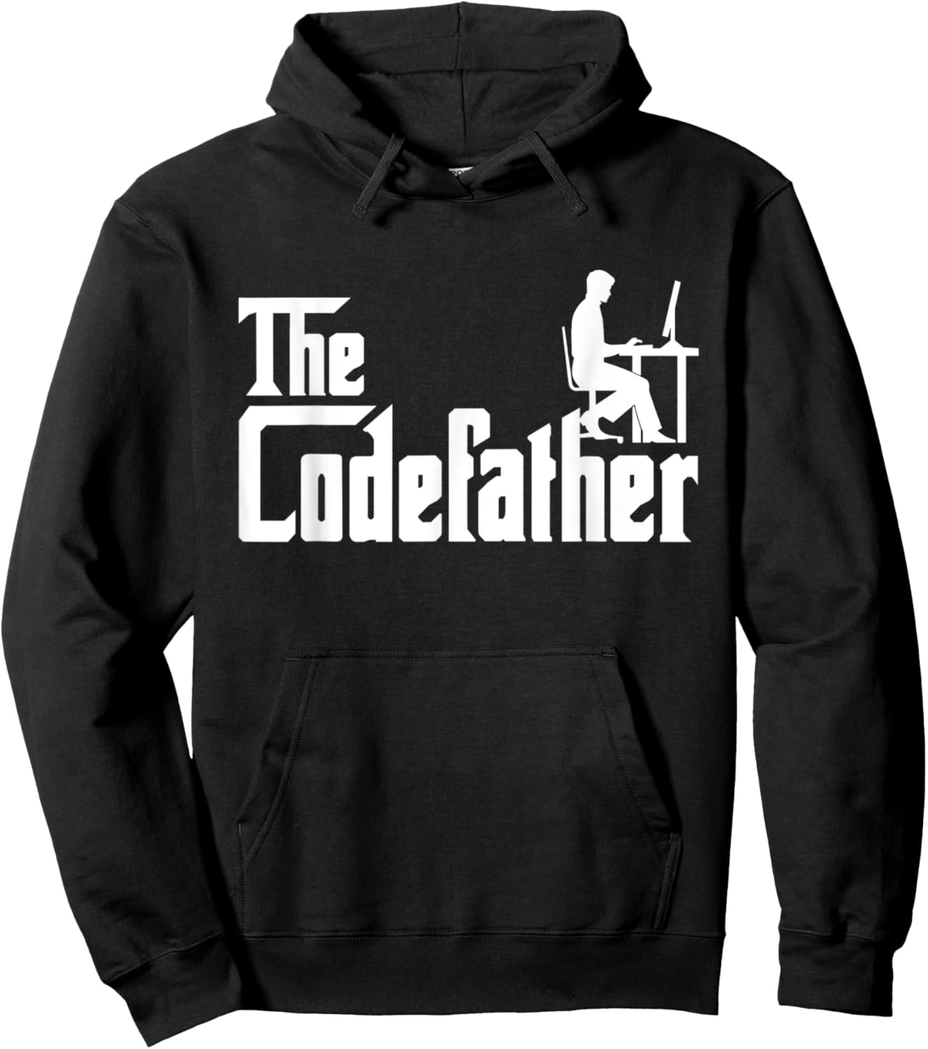 The Codefather Coding Coder Developer Computer Nerd Funny Hoodie - Hoodie | Black
