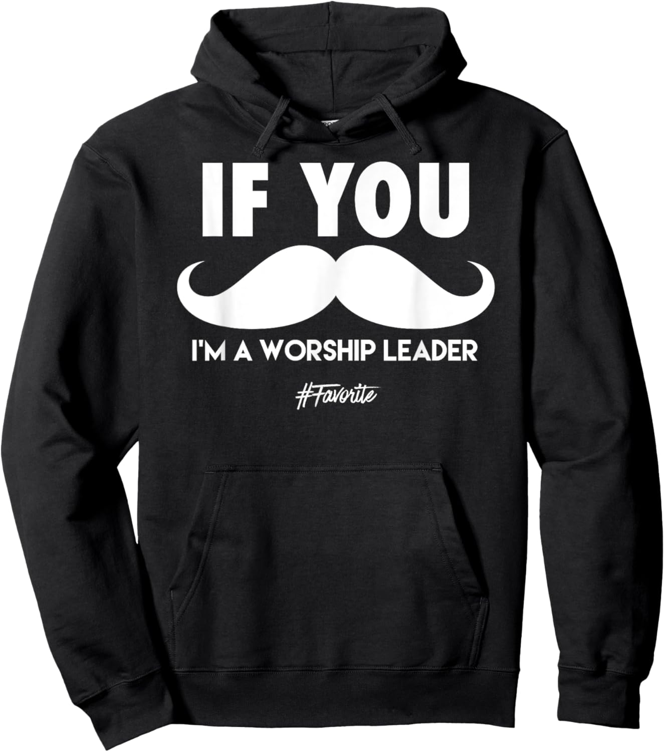 Funny Worship Leader Appreciation Hoodie - Hoodie | Black