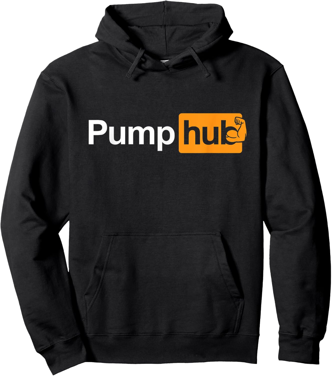 PumpHub Bodybuilding & Weightlifting Design for Athletes Hoodie - Hoodie | Black