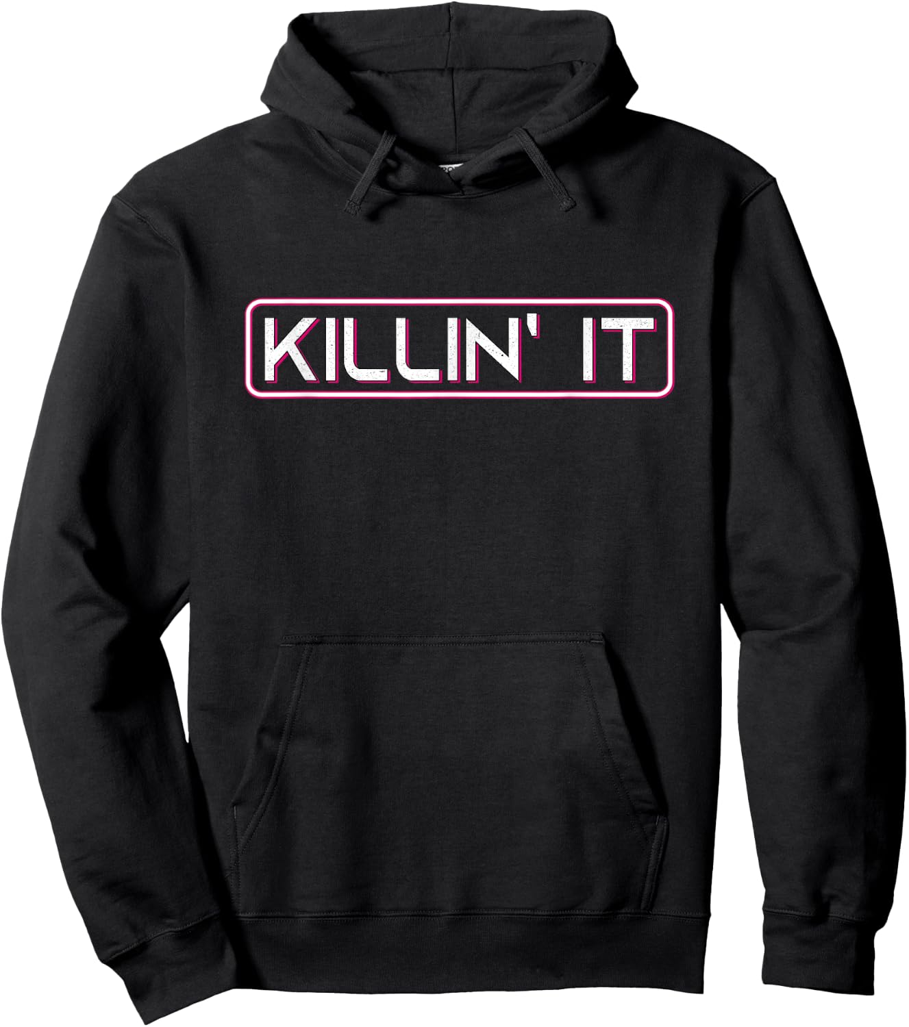 Women's Teens Girls Cute Top Elegant Modern Funny Killin' it Hoodie - Hoodie | Black