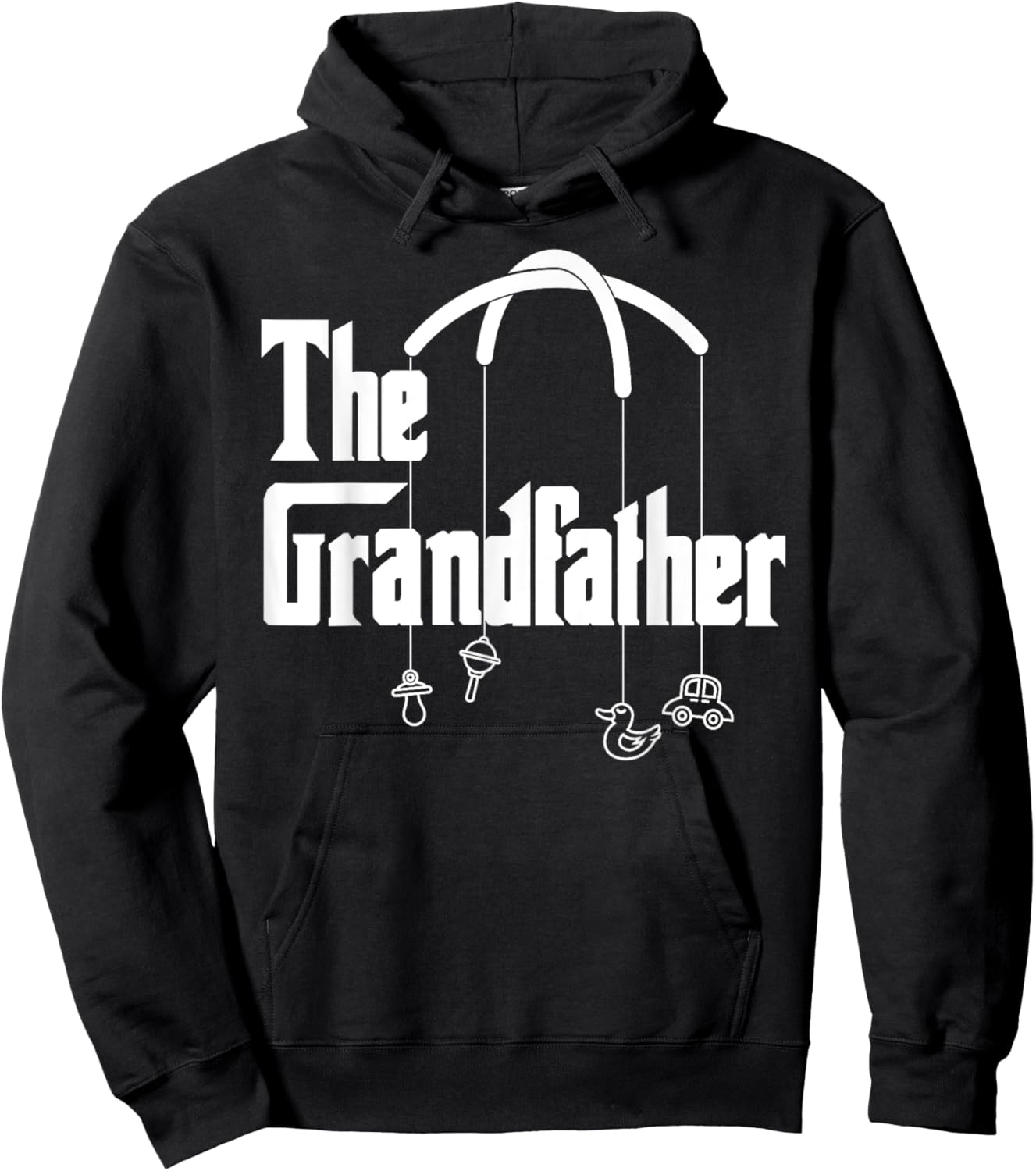 Grandfather Quote Funny Design for Grandpas Hoodie - Hoodie | Black