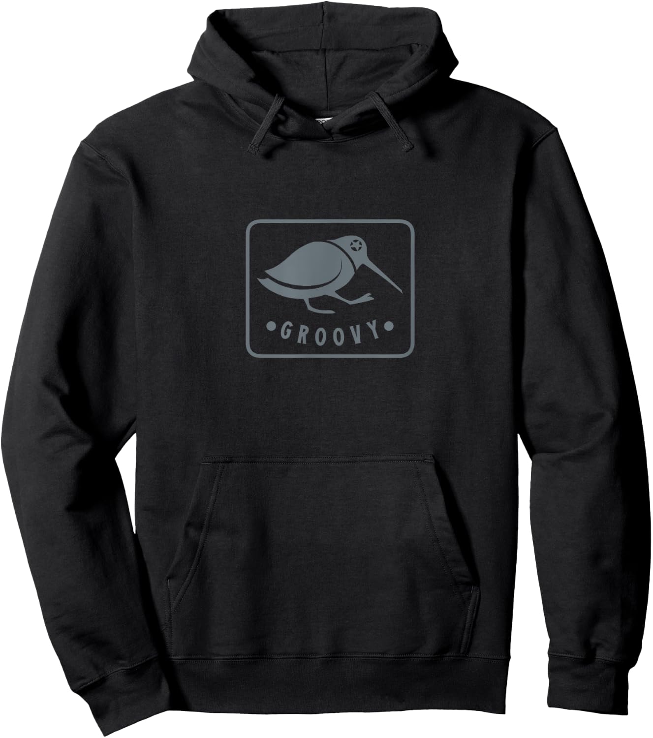 Woodcock funny dance. Minimalist design for bird fans Hoodie - Hoodie | Black