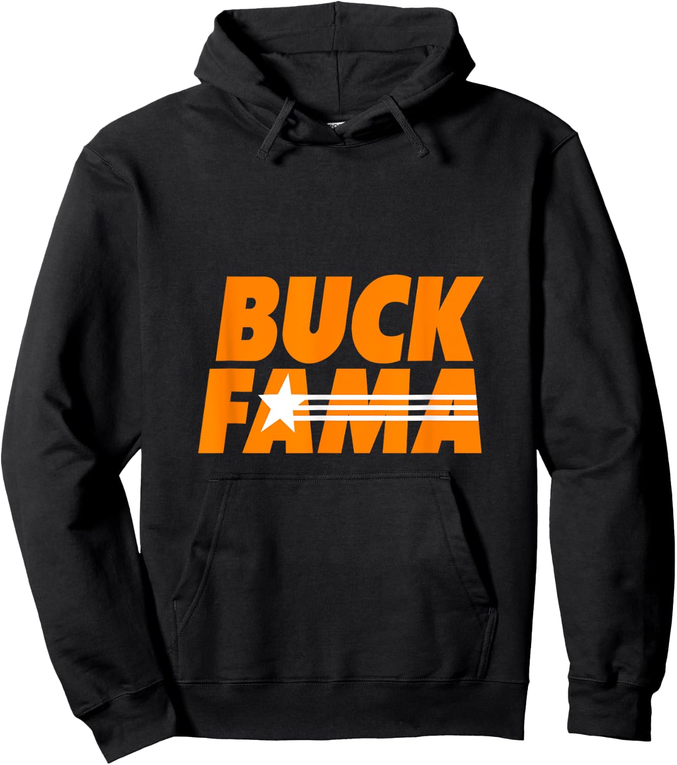 Buck Fama Team Spirit Cheer Football Fan Rivalry Sports Hoodie - Hoodie | Black