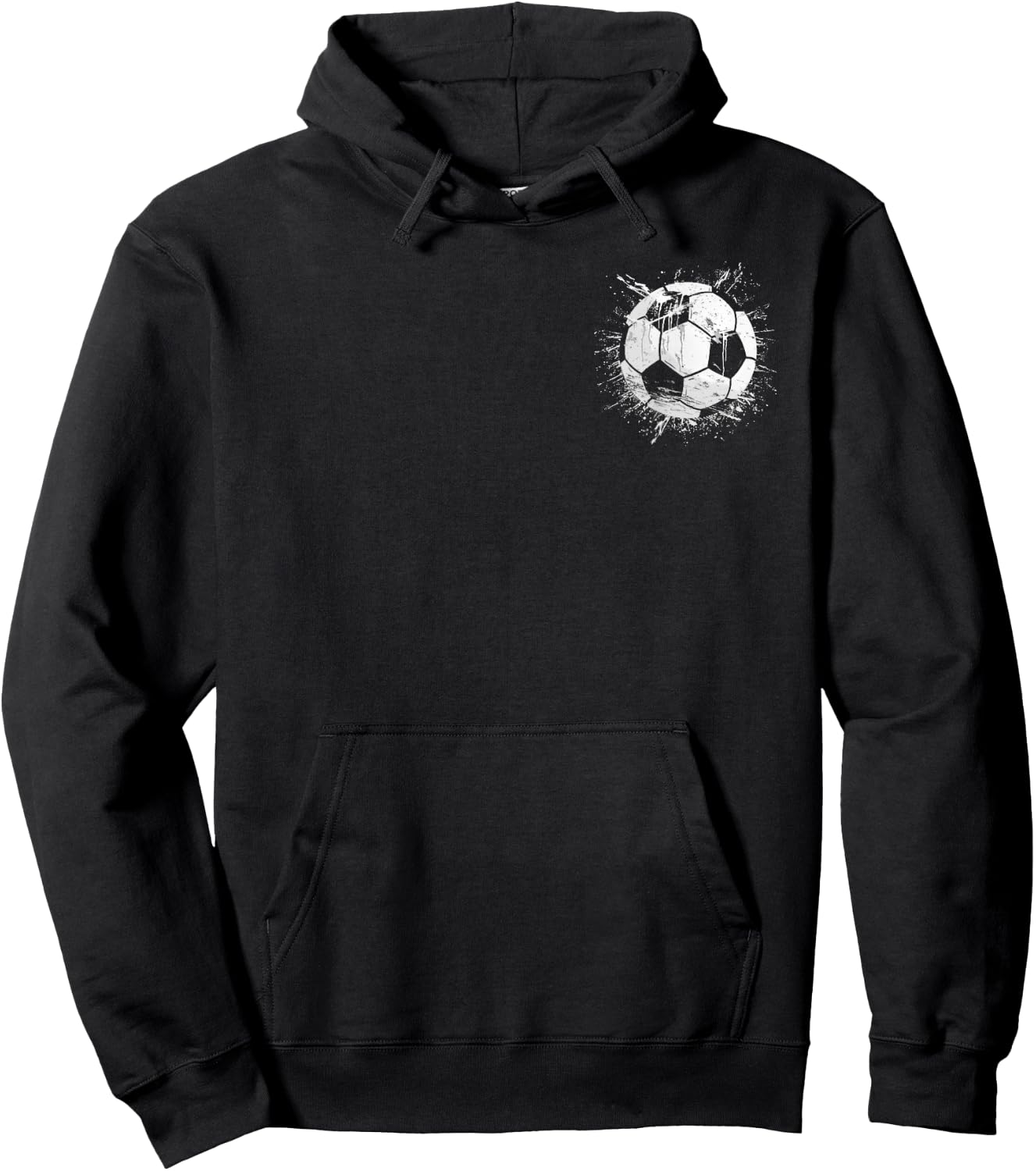Soccer Ball Sport Stylish Design Hoodie - Hoodie | Black