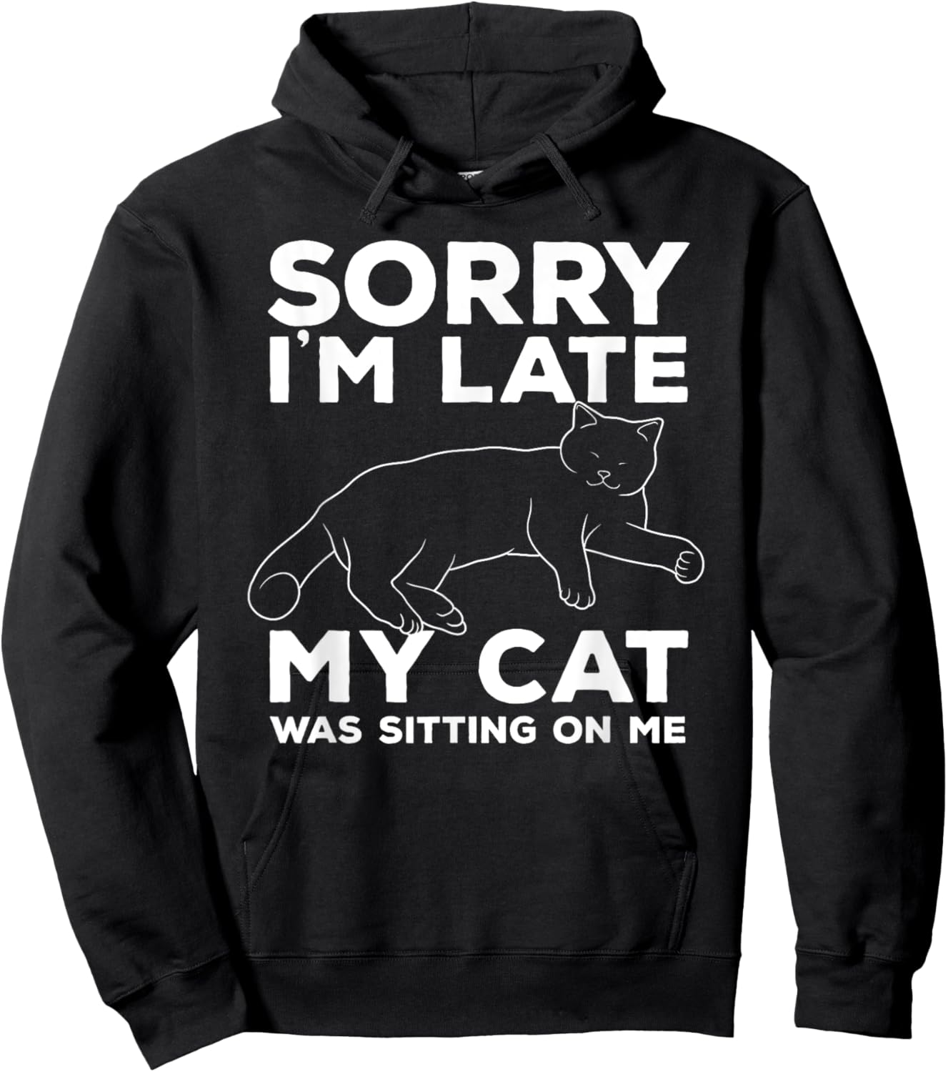 Cute Cat Women Cat Joke Kitten Pet New Feline Animal Hoodie - Hoodie | Black