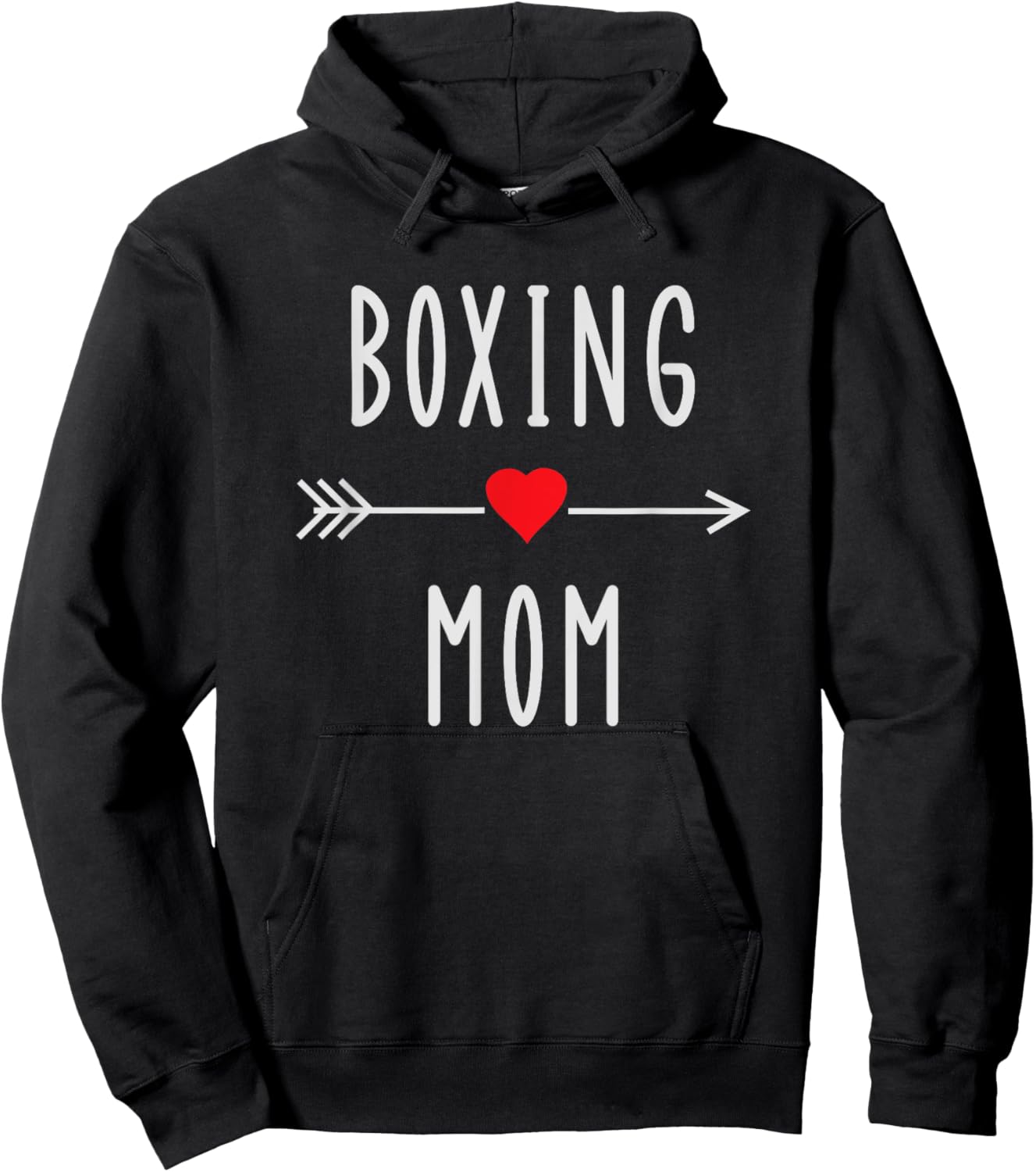 Boxing Mom Funny Boxing MMA Muay Thai Mom Gift Hoodie - Hoodie | Black