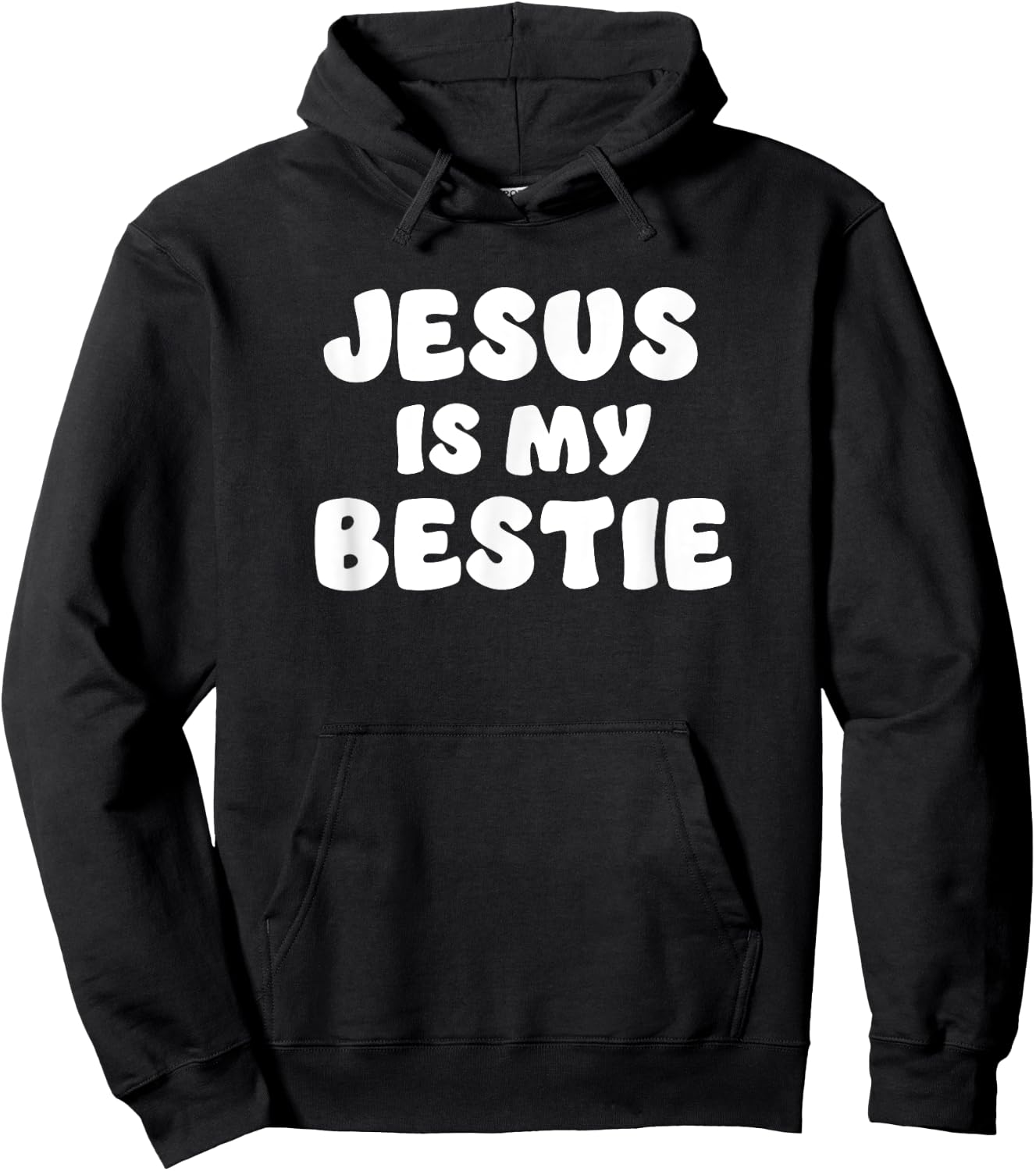 Jesus Is My Bestie - I Love Jesus - Christian Faith Hoodie - Hoodie | Black