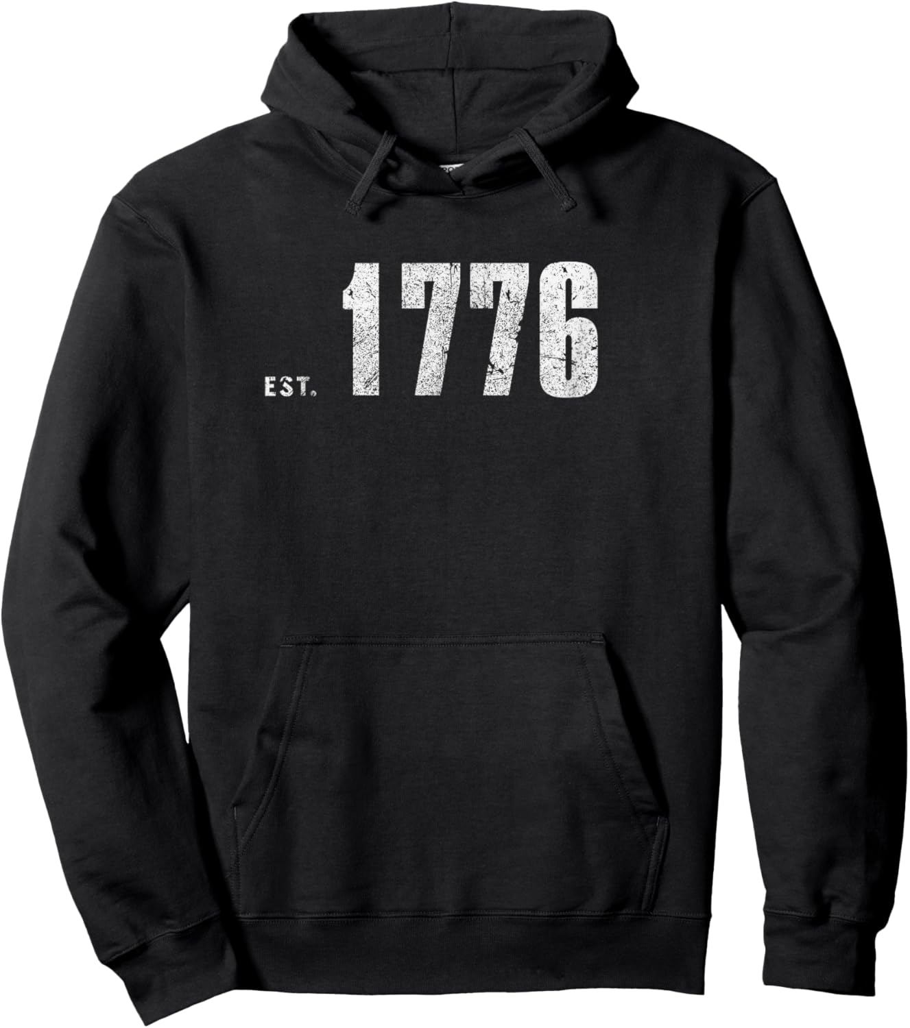 Established 1776 | Patriotic Independence Day - America USA Kids Men Hoodie - Hoodie | Black