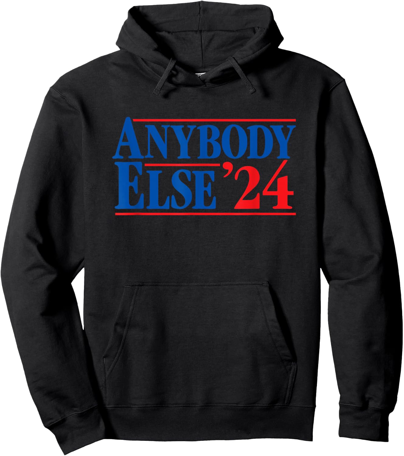 ANYBODY ELSE 24 election 2024 anti Biden Trump DeSantis Vote Hoodie - Hoodie | Black