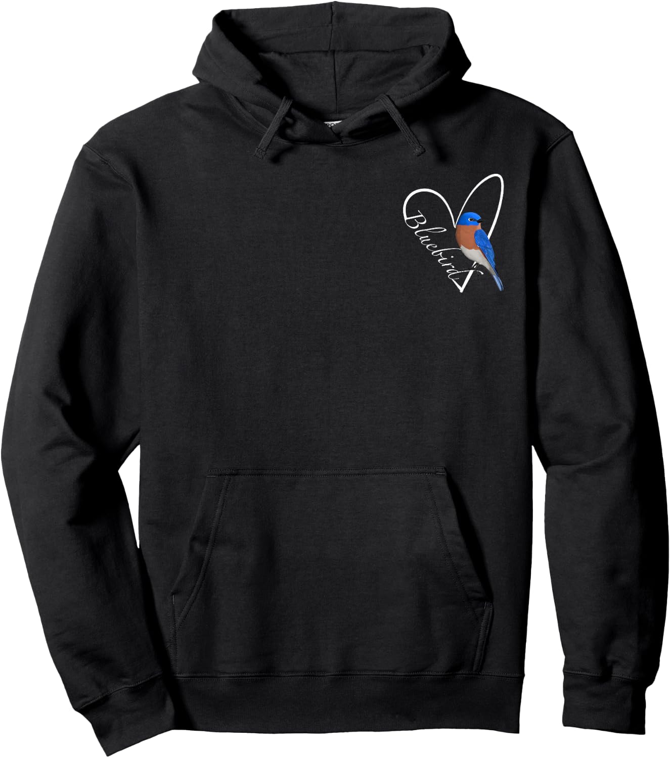 Bluebird Bird Birdlover Birdwatcher Animal Biologist Hoodie - Hoodie | Black