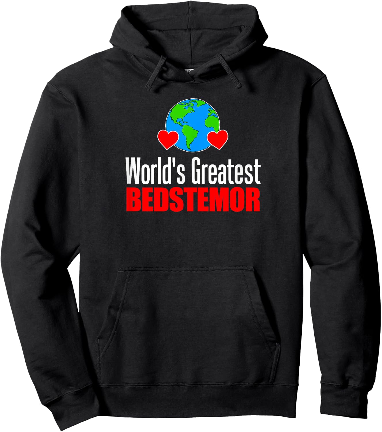 World's Greatest Bedstemor Danish Grandmother Hoodie - Hoodie | Black