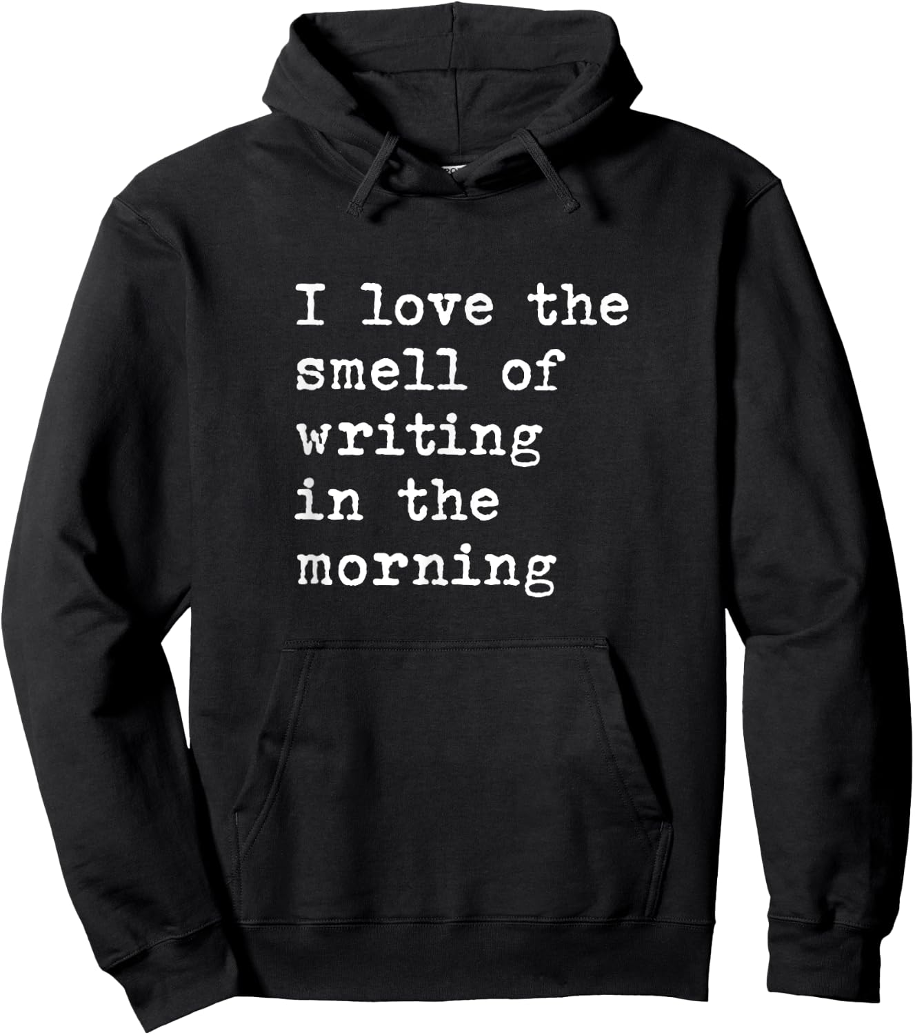 Morning Writing Author Book Journalist Novelist Funny Women Hoodie - Hoodie | Black