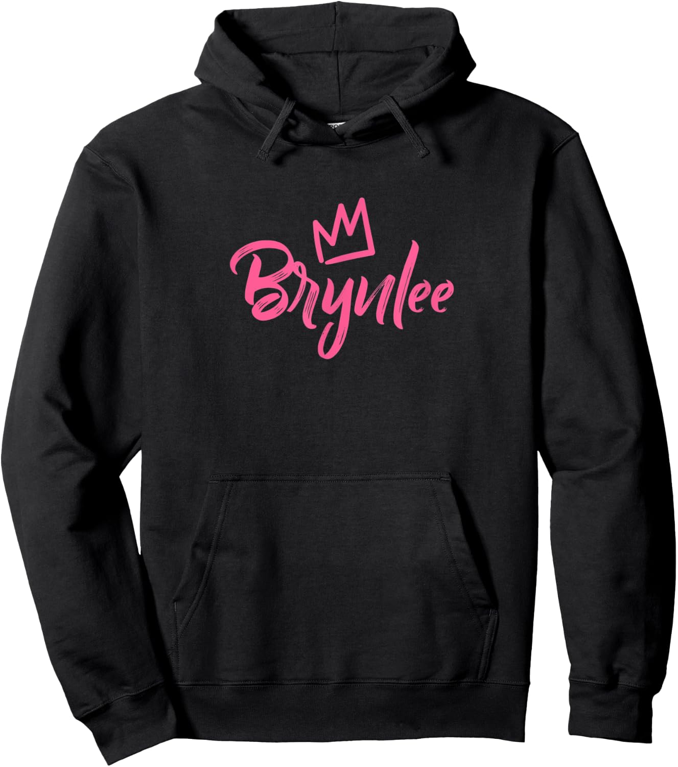 Brynlee the Queen / Pink Crown Called Brynlee Hoodie - Hoodie | Black