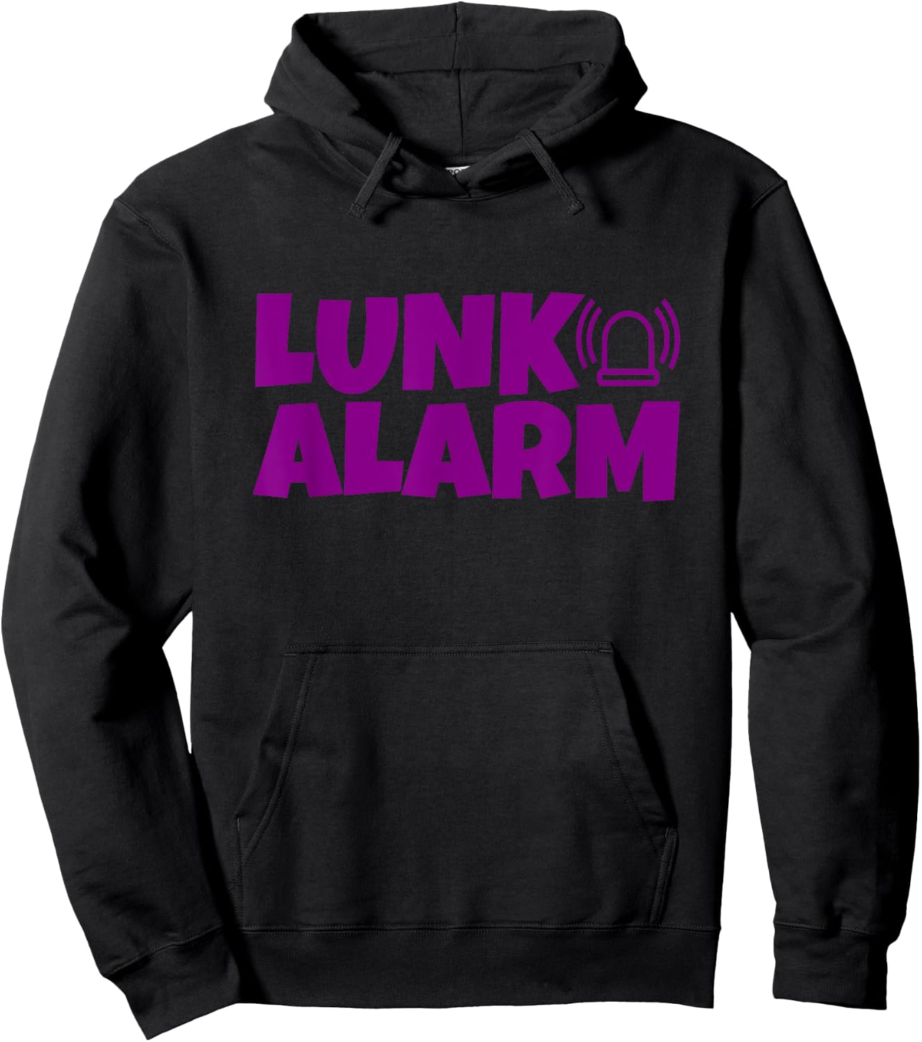 Lunk Alarm Funny Gym Apparel Makes a Great Gift Any Lunk Hoodie - Hoodie | Black