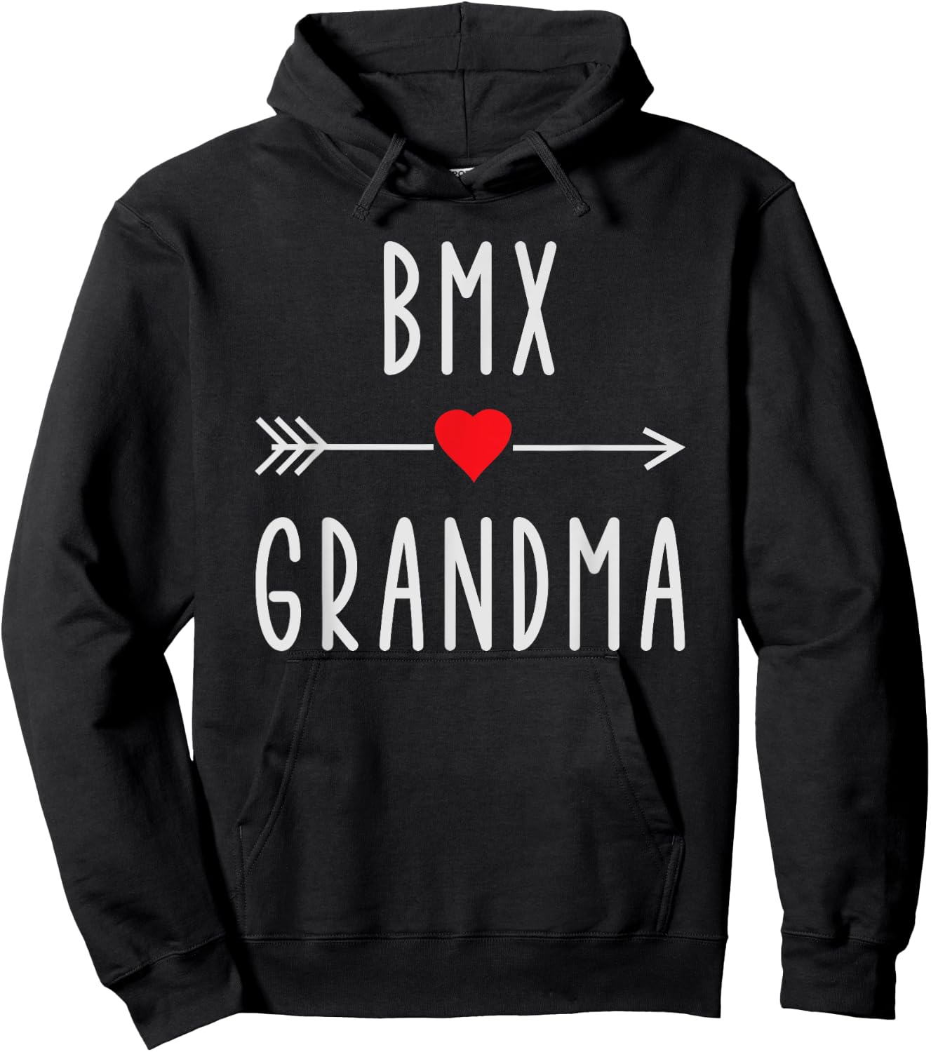 BMX Grandma Funny Women's Cyclist Biker Grandma Gift BMX Hoodie - Hoodie | Black