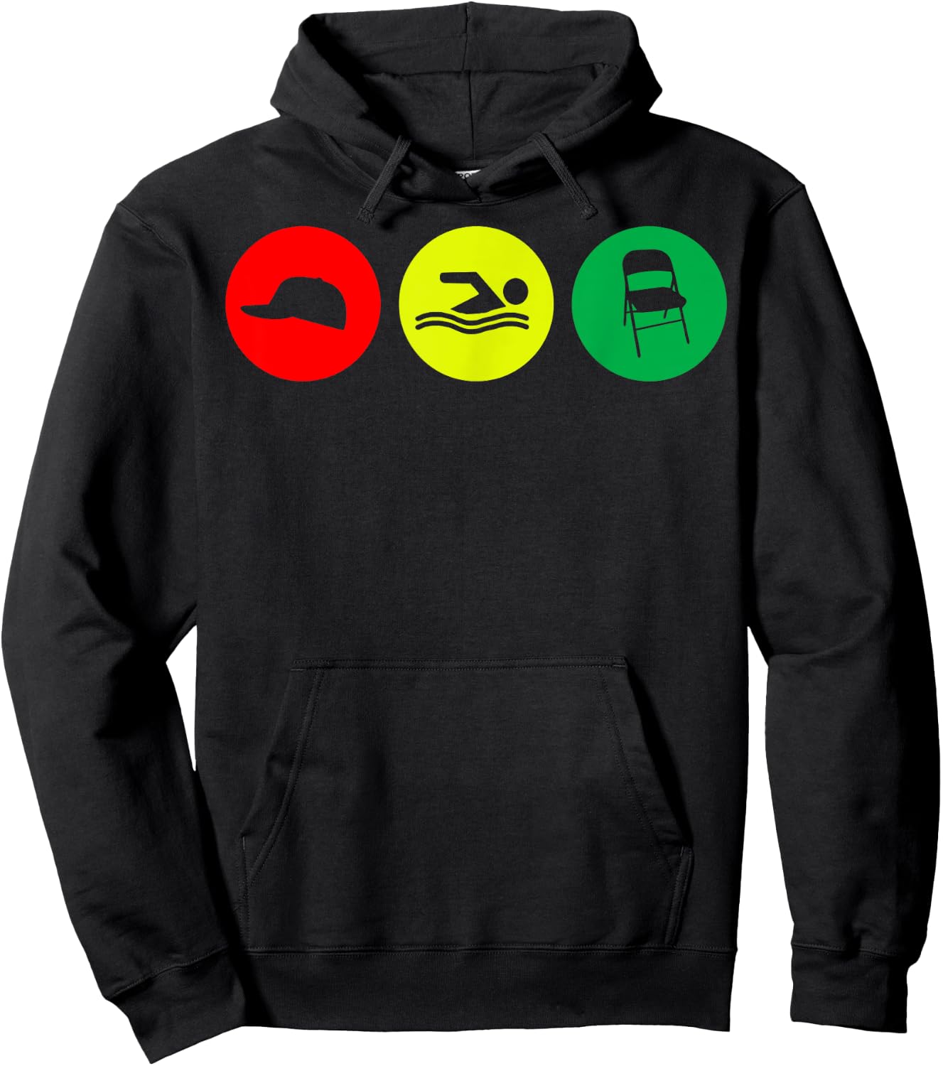 Alabama Brawl Boat Fight Folding Chair Hoodie - Hoodie | Black