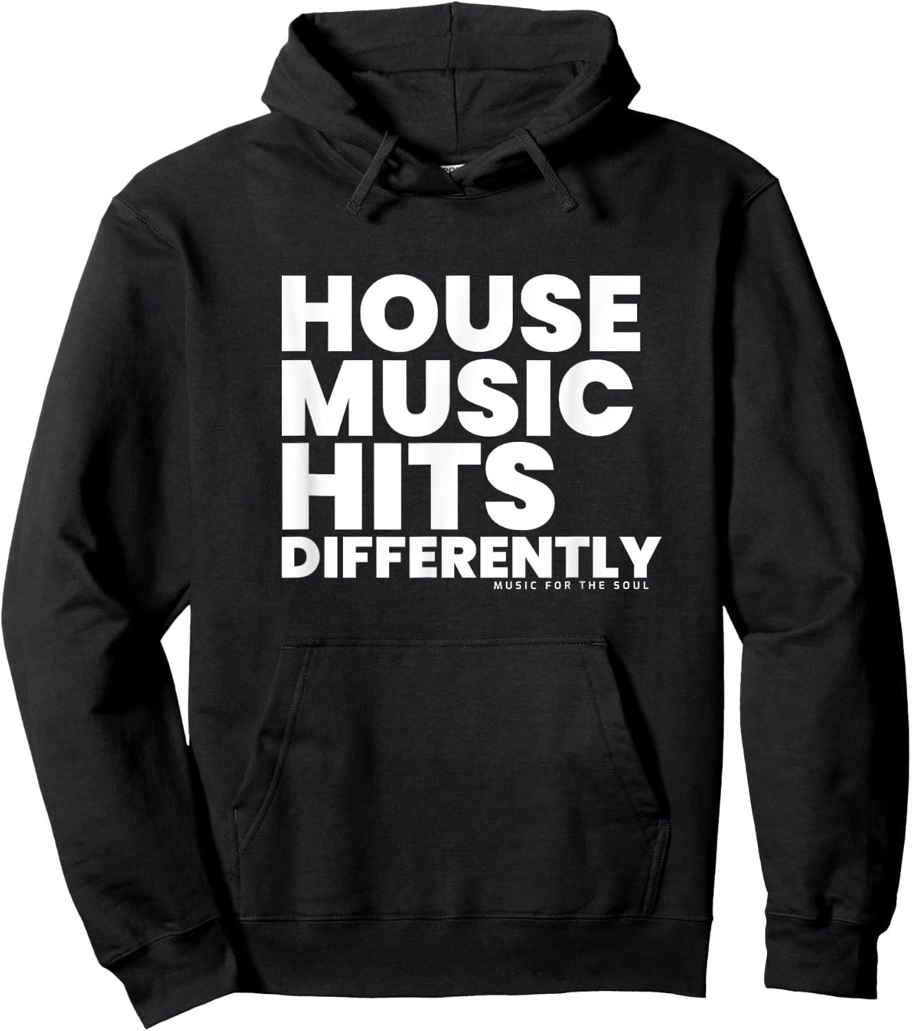 House Music Deep House Dance Hoodie - Hoodie | Black