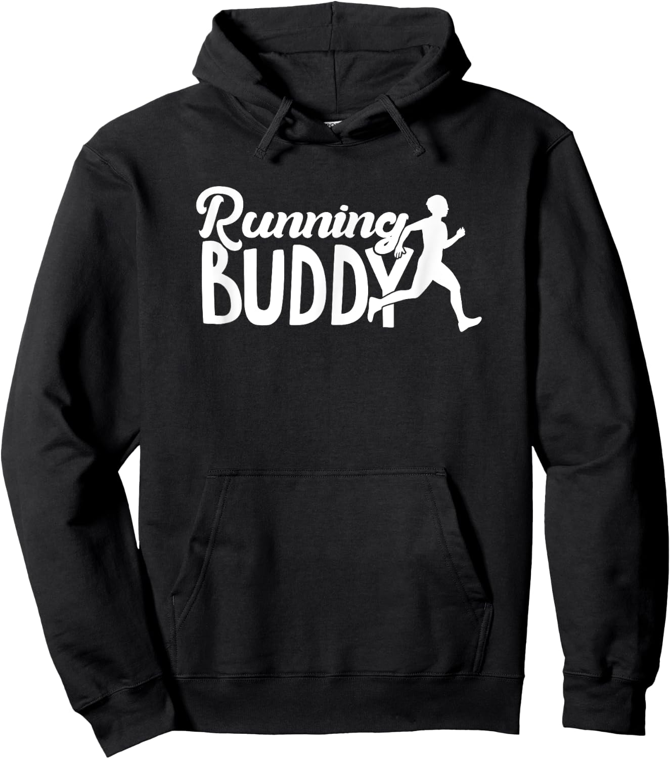 Running Buddy Runner Fitness Gym Exercise Cardio Hoodie - Hoodie | Black