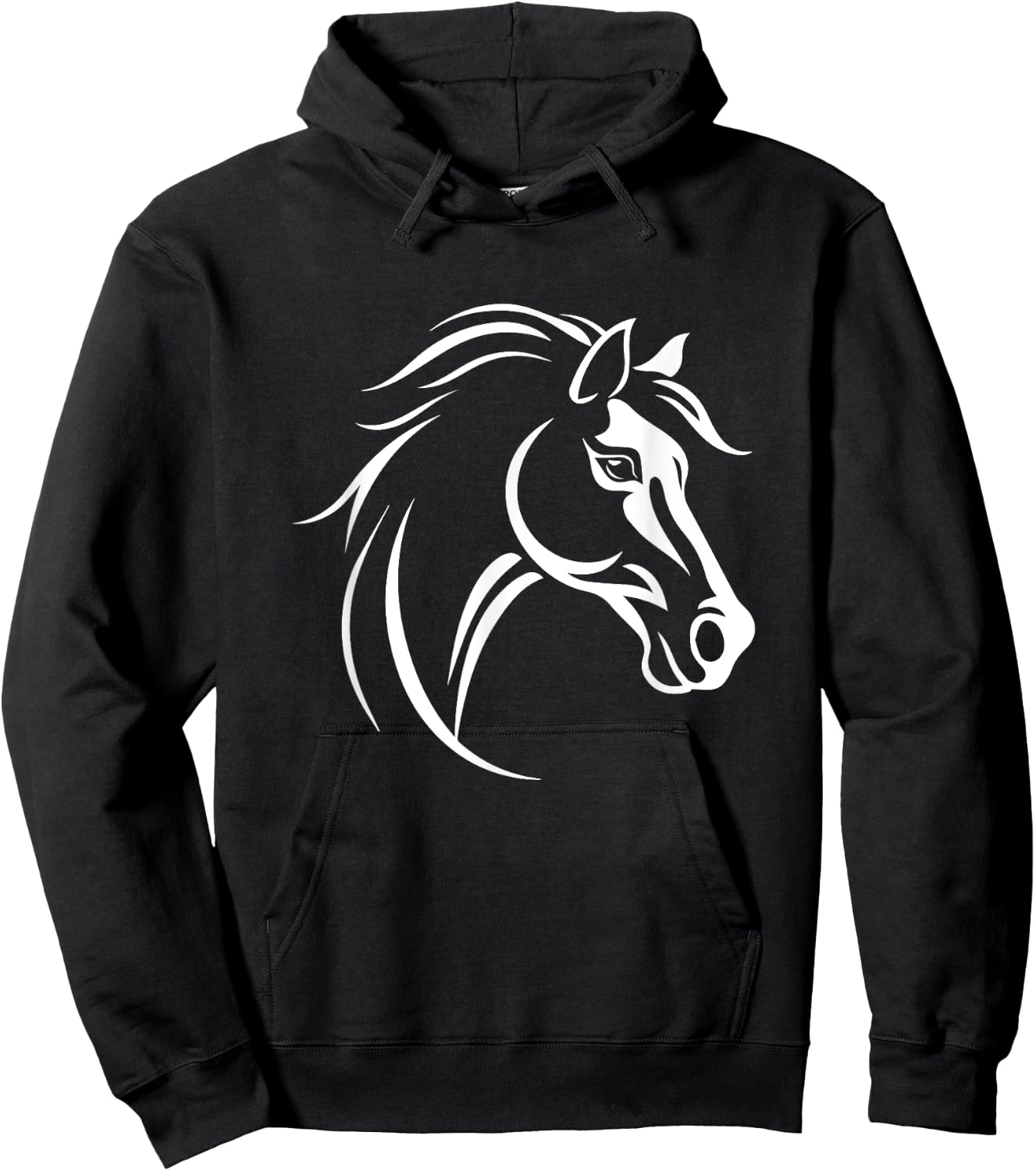 Horse Equestrian Riding Hoodie - Hoodie | Black