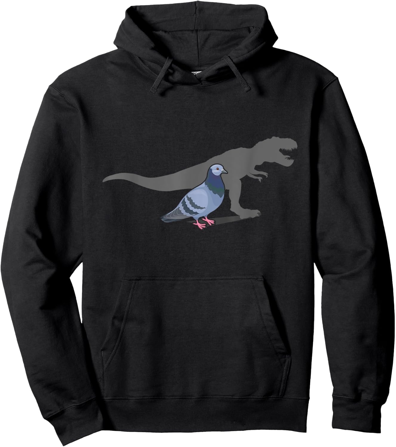 Pigeon T-Rex Shirt Pigeon Racing Shirt Pigeon Shirt Bird Hoodie - Hoodie | Black
