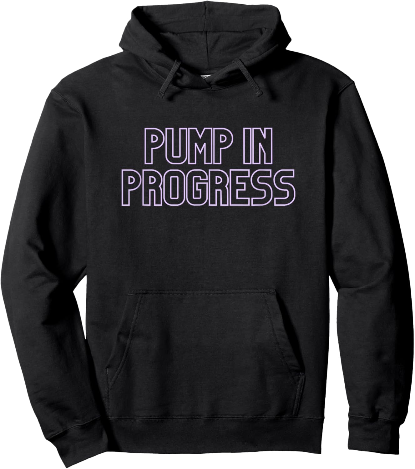 Oversized Weightlifting Gym Pump Cover Pump In Progress Hoodie - Hoodie | Black
