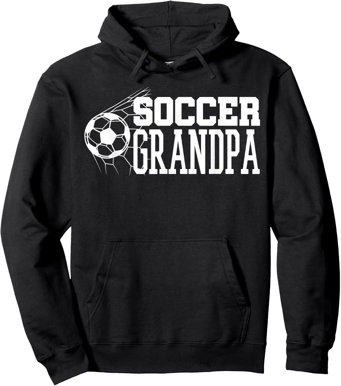 Soccer Grandpa Hoodie - Hoodie | Black