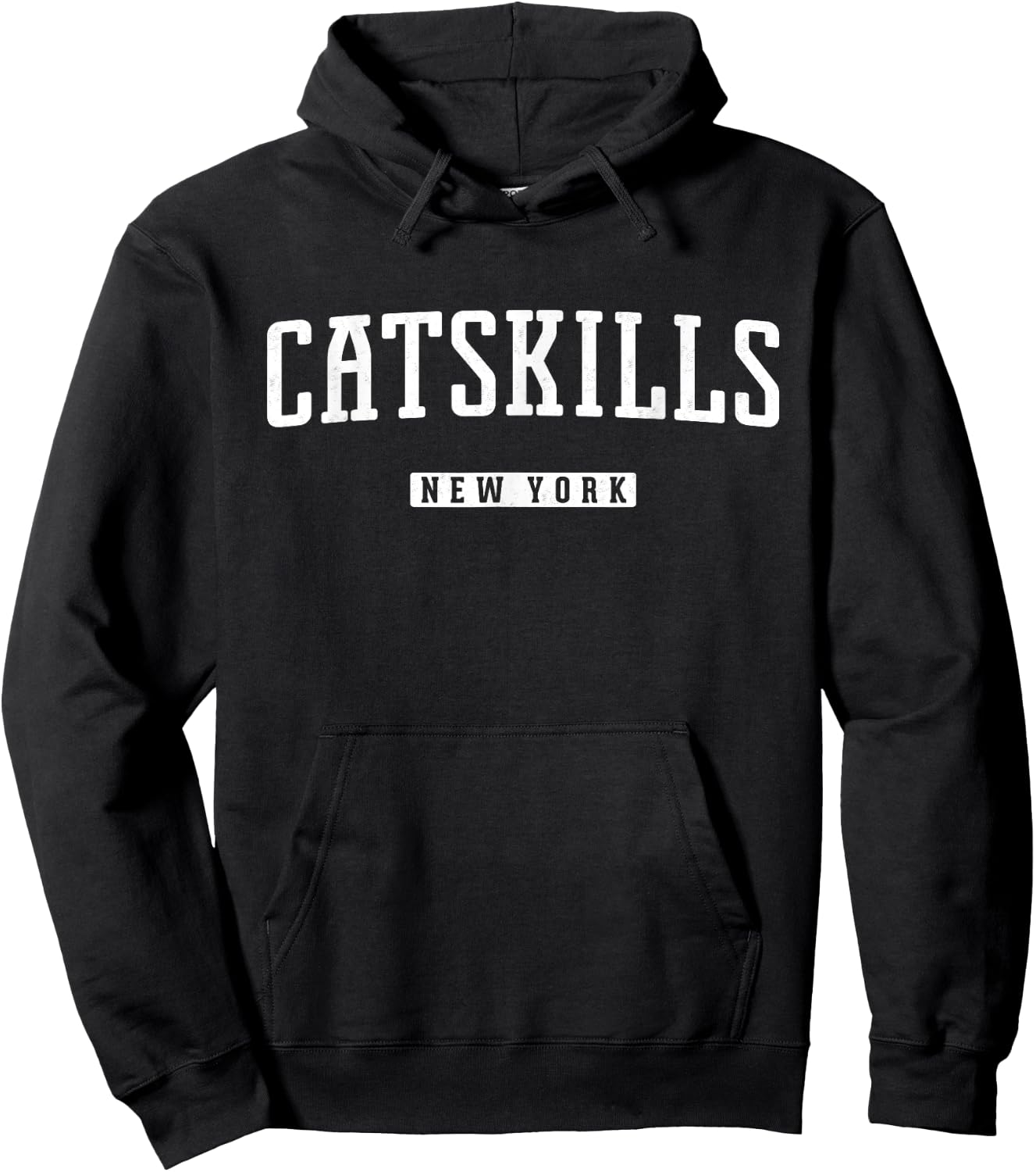 Catskills New York Vintage Hoodie - Hoodie | Black