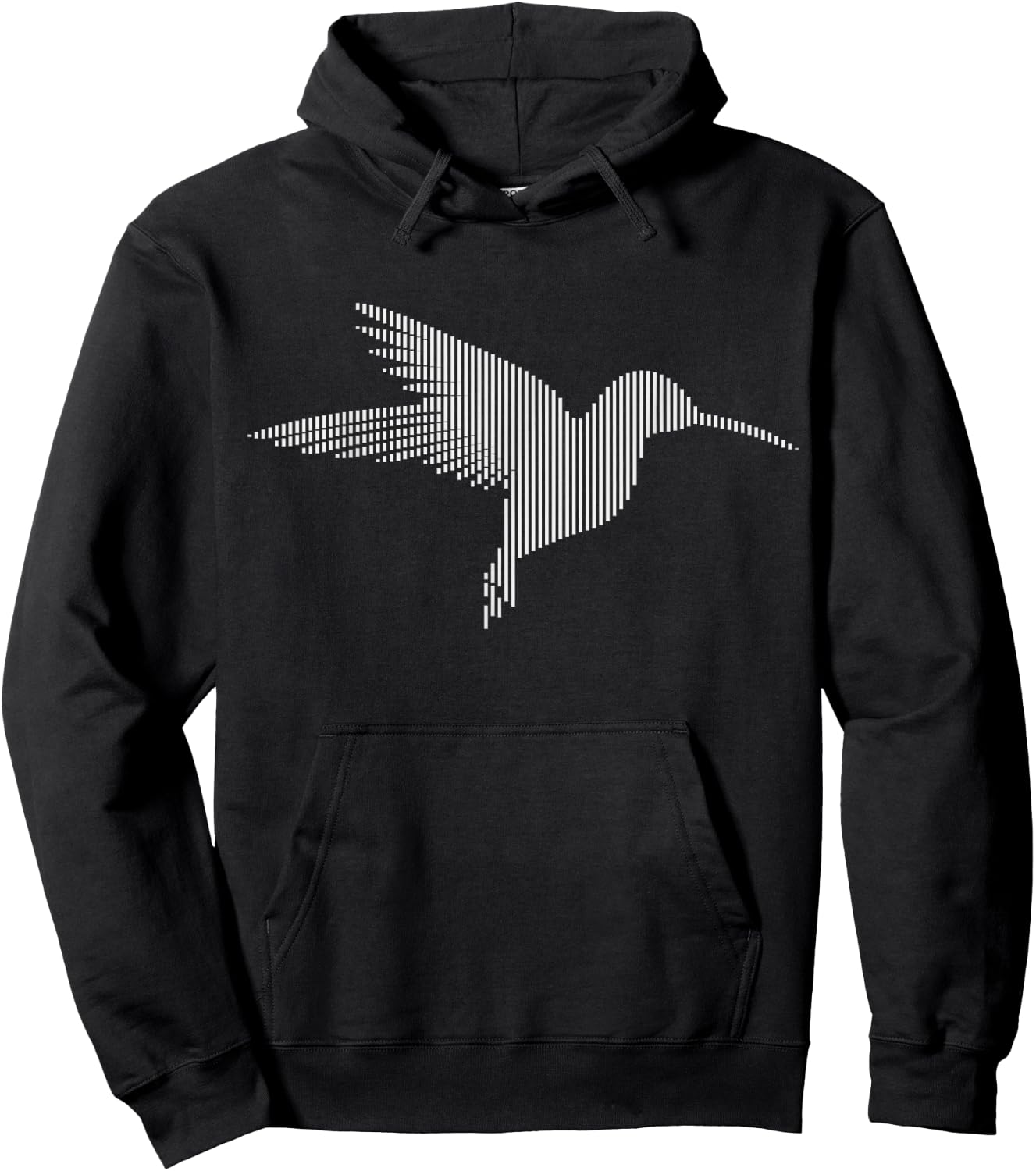 Hummingbird Humming Bird Geo Design Hoodie - Hoodie | Black