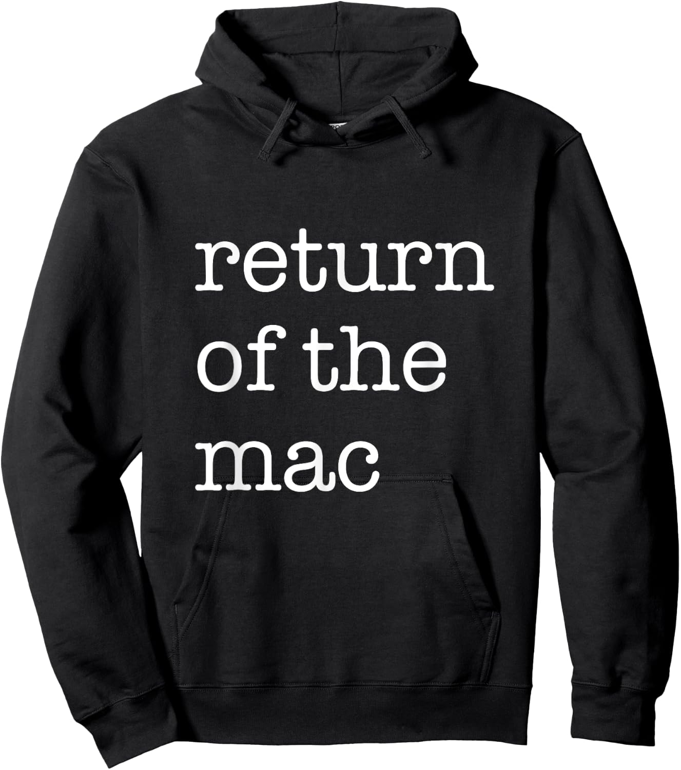Return Of The Mac - Funny Matching Thanksgiving Hoodie - Hoodie | Black