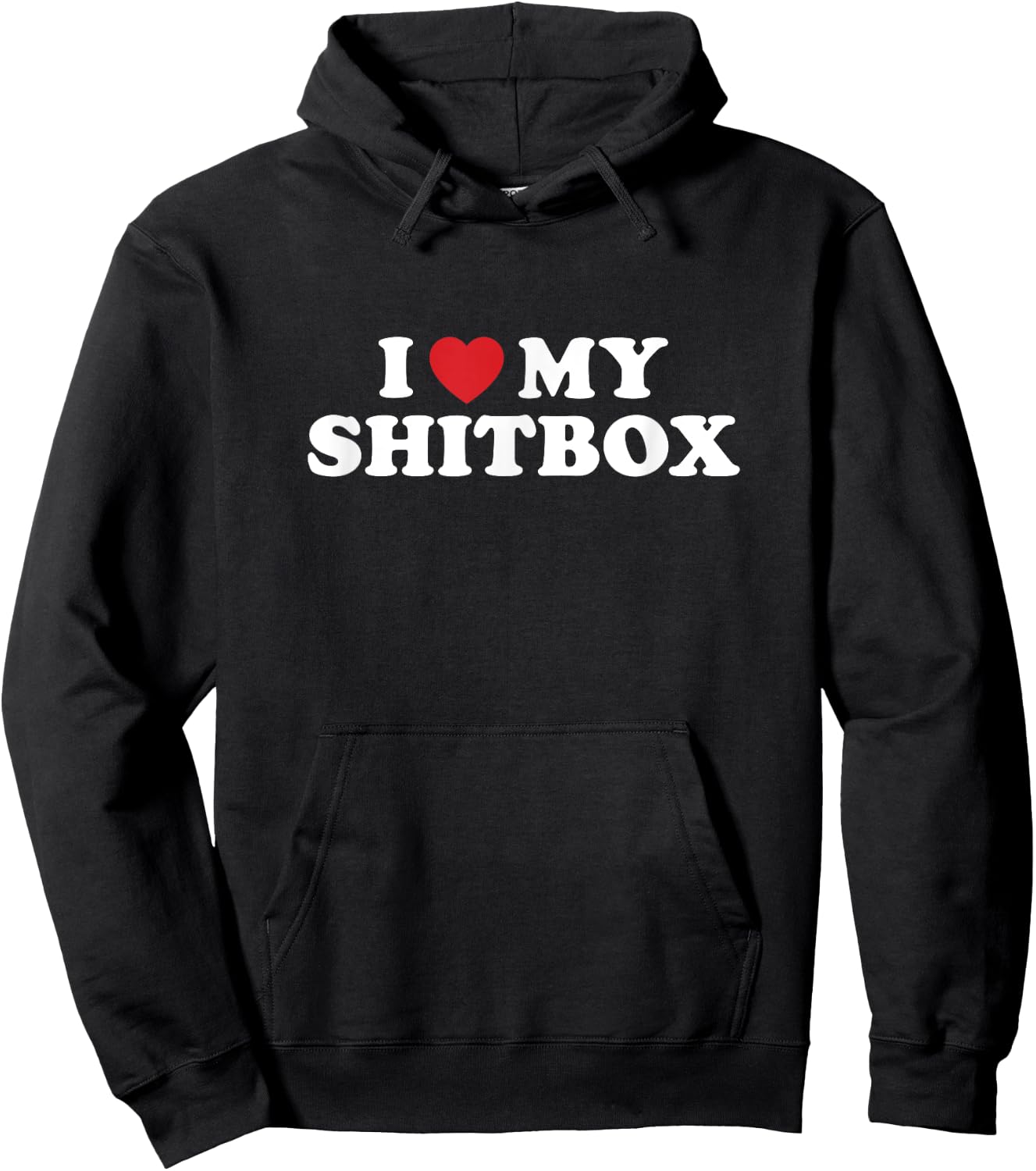 Shitbox Car and Truck guy Mechanic Car Truck Adult Humor Hoodie - Hoodie | Black