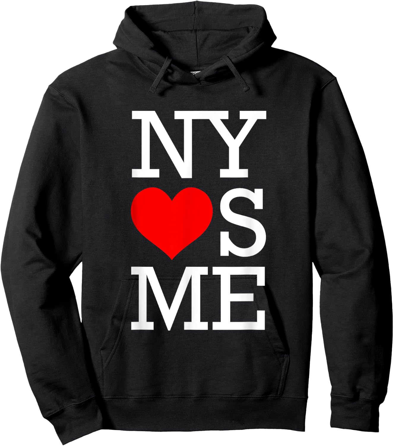 NY Loves Me Funny I Heart New York Hoodie - Hoodie | Black