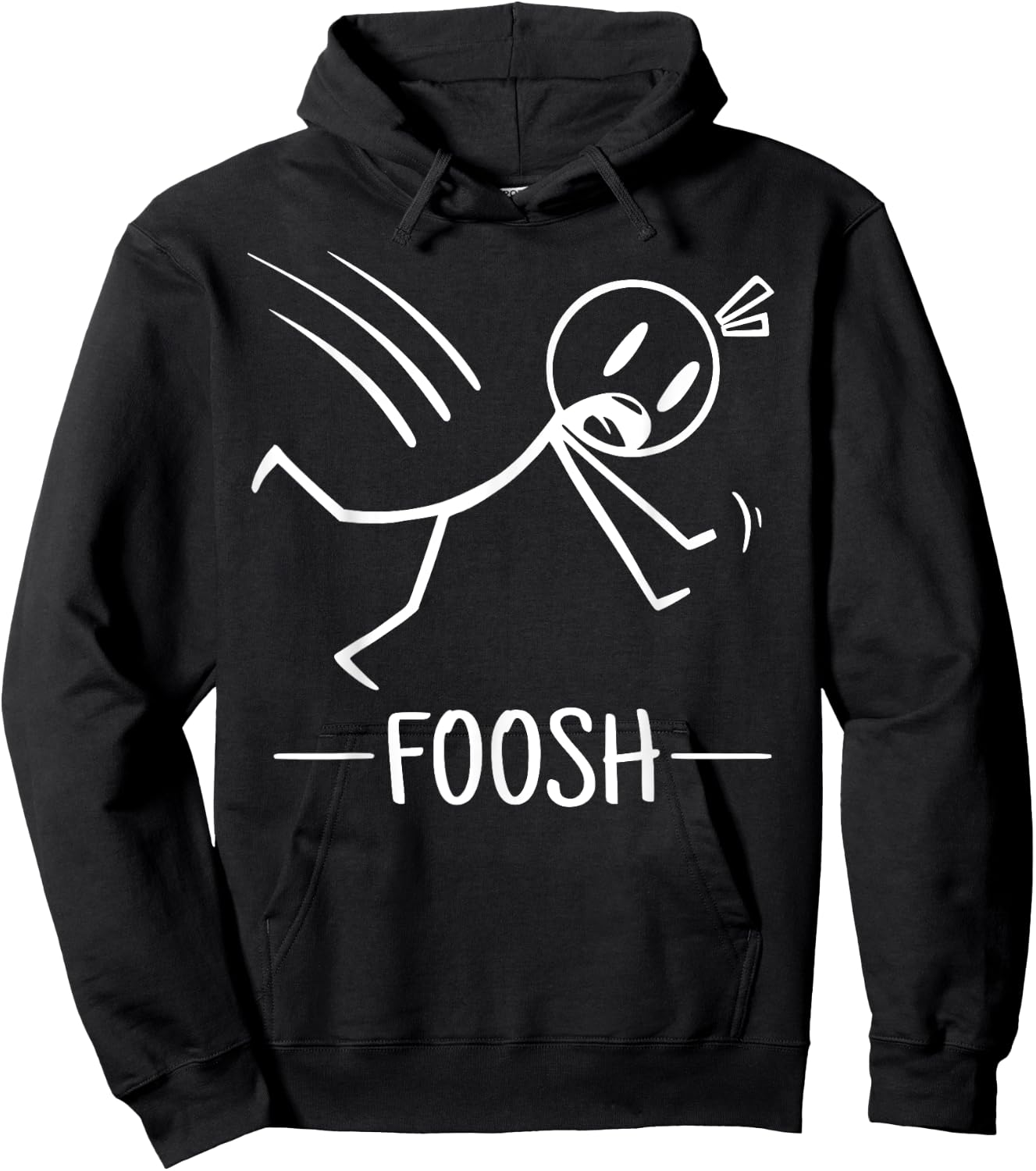 FOOSH Fall On Outstretched Hands Surprised design Hoodie - Hoodie | Black