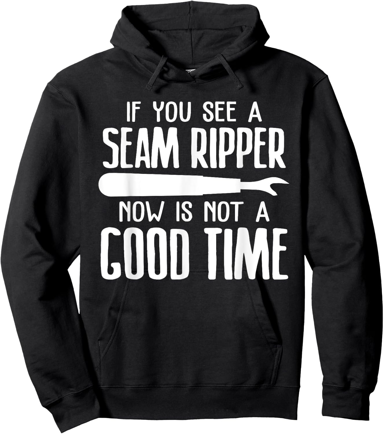 Funny Quilting Gift Quilter Seamstress Cool Sewing Hoodie - Hoodie | Black