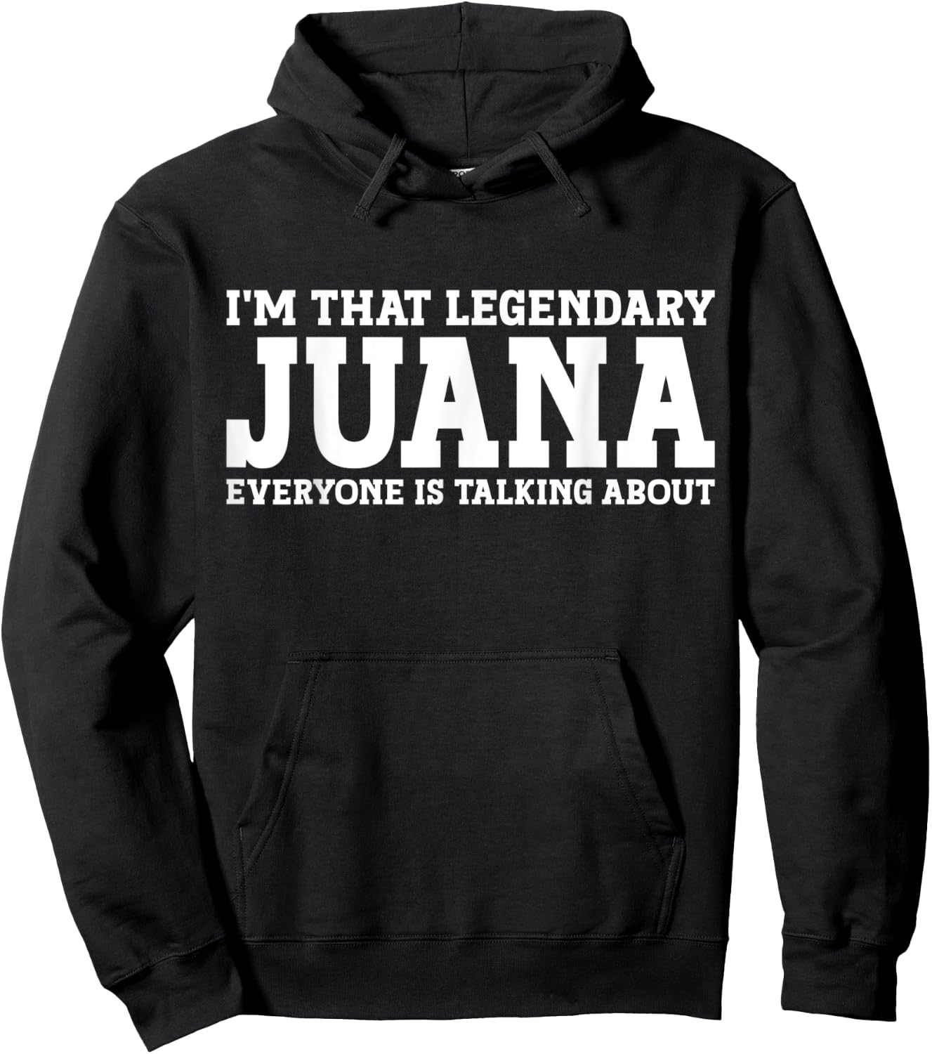 Juana Personal Name Women Girl Funny Juana Hoodie - Hoodie | Black