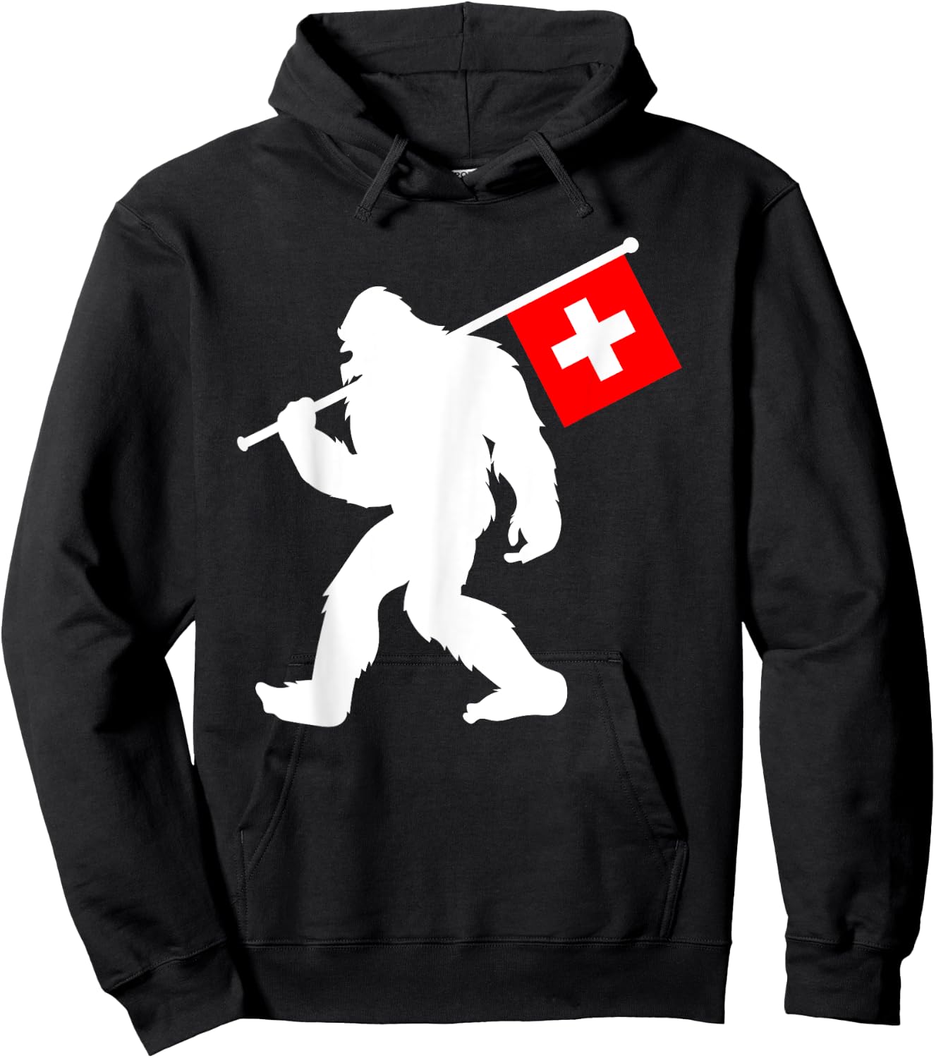 Switzerland Bigfoot Hoodie - Hoodie | Black