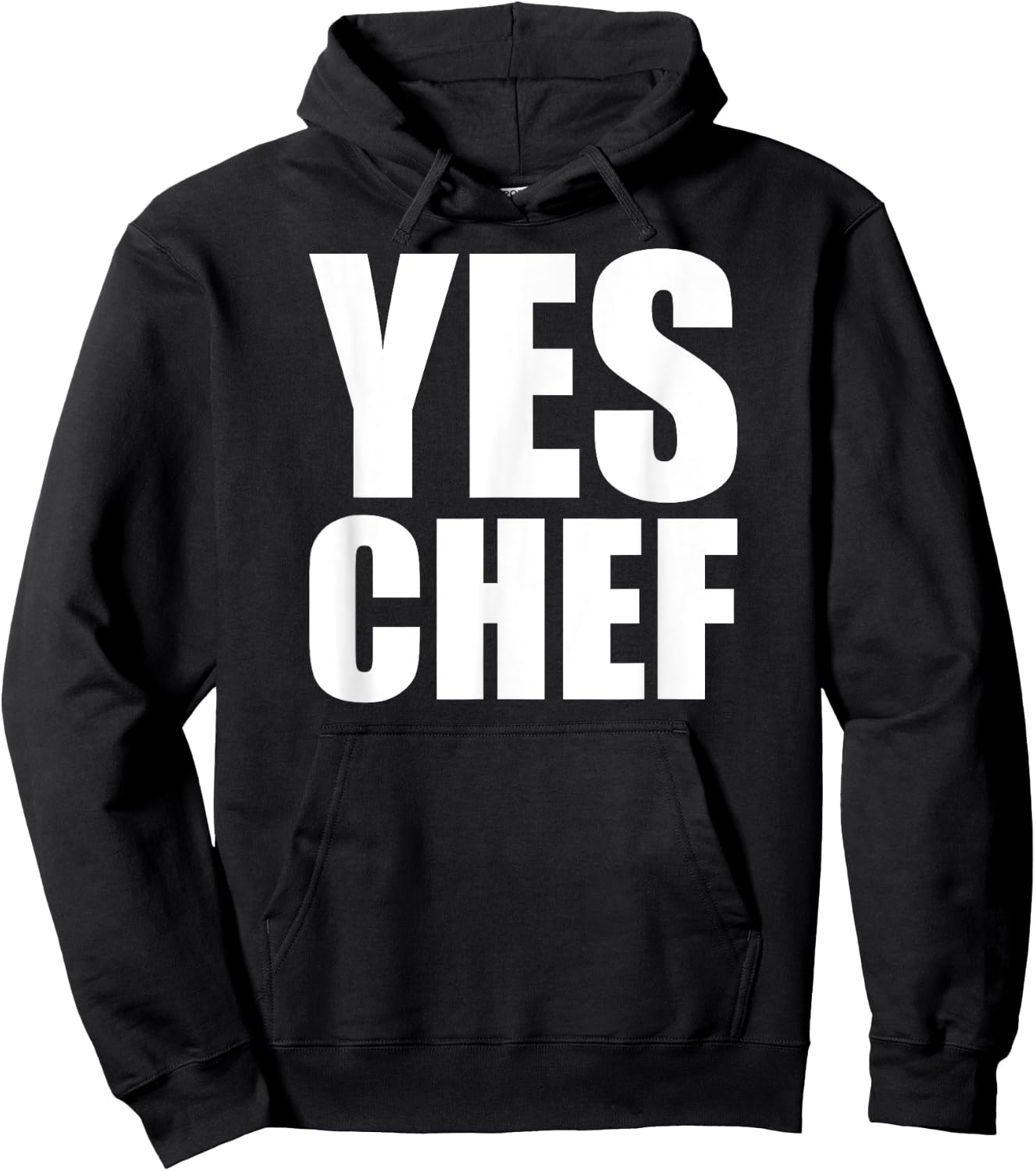 Yes Chef - Funny Chef, Funny Cook Saying, Kitchen Cooking Hoodie - Hoodie | Black