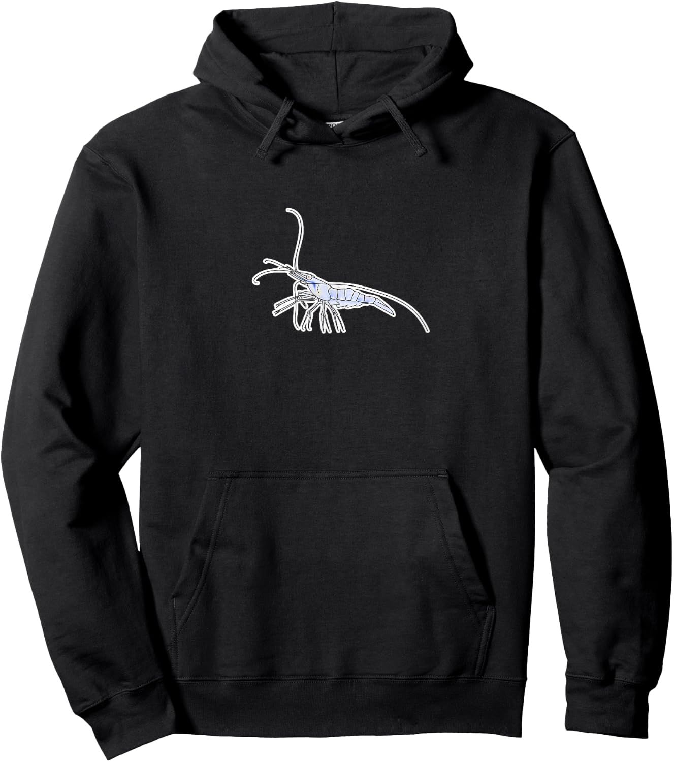 Ghost Shrimp Pet Design for proud Shrimp Fans Hoodie - Hoodie | Black