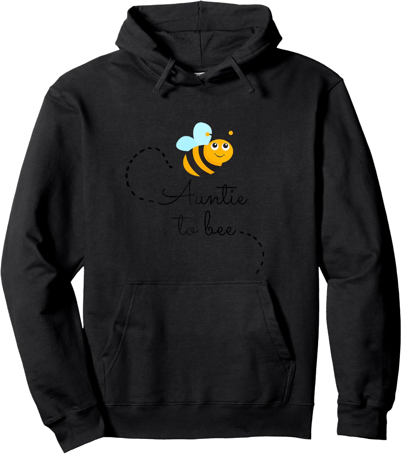 Auntie To Bee I'm Going To Be An Aunty Pregnancy Announce Hoodie - Hoodie | Black