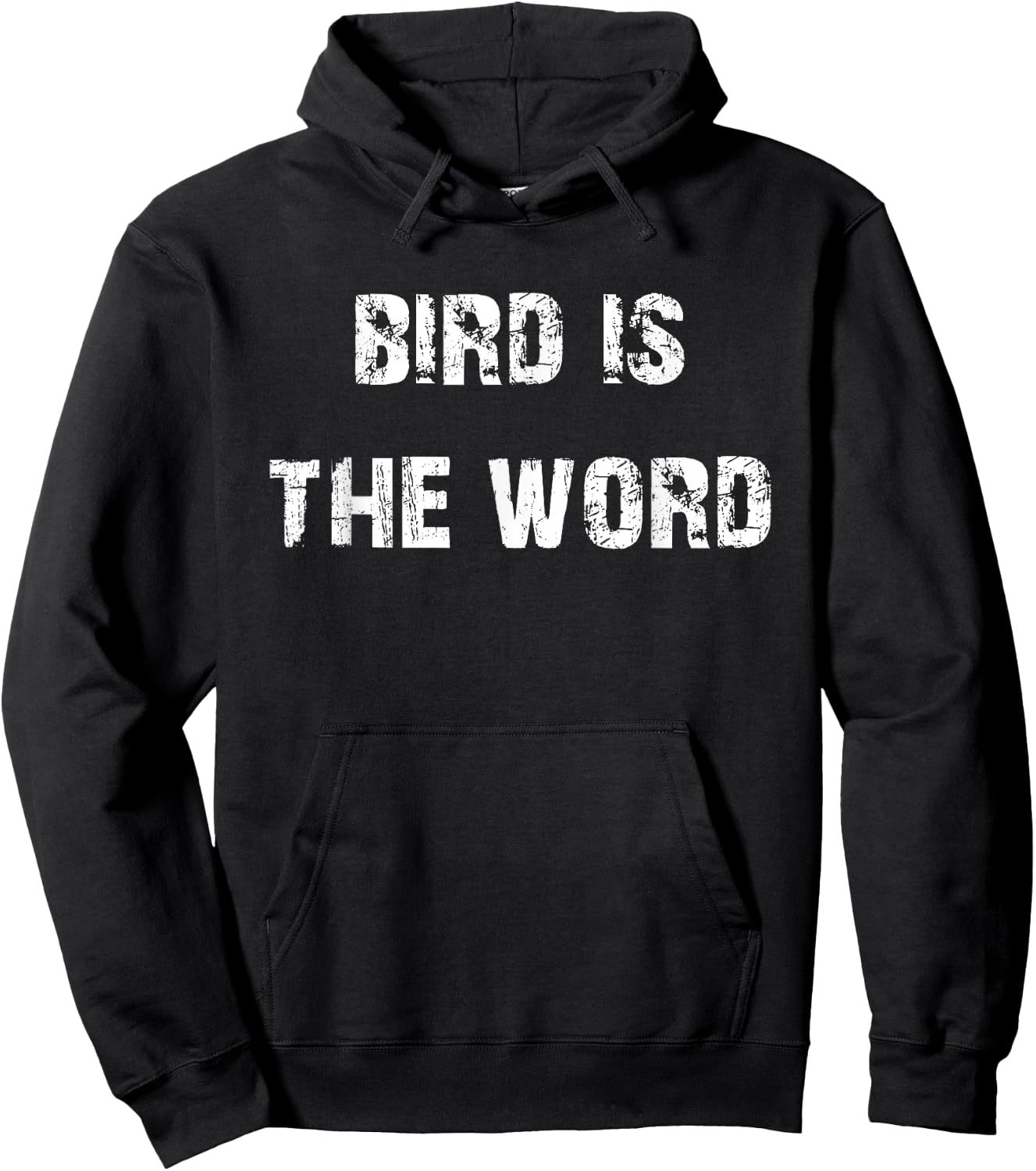 Bird is the Word Funny Hoodie - Hoodie | Black