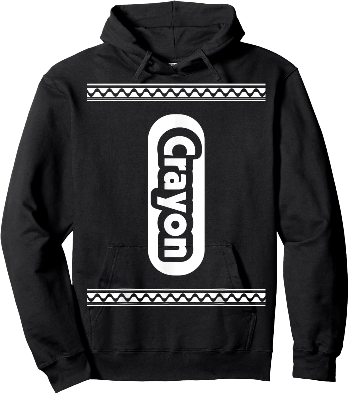 Black Crayon Halloween Costume Group Matching Teacher Women Hoodie - Hoodie | Black