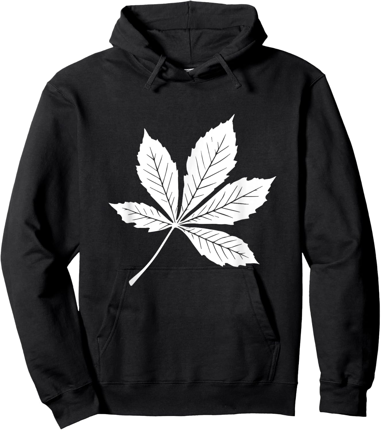 Buckeye Leaf Hoodie - Hoodie | Black