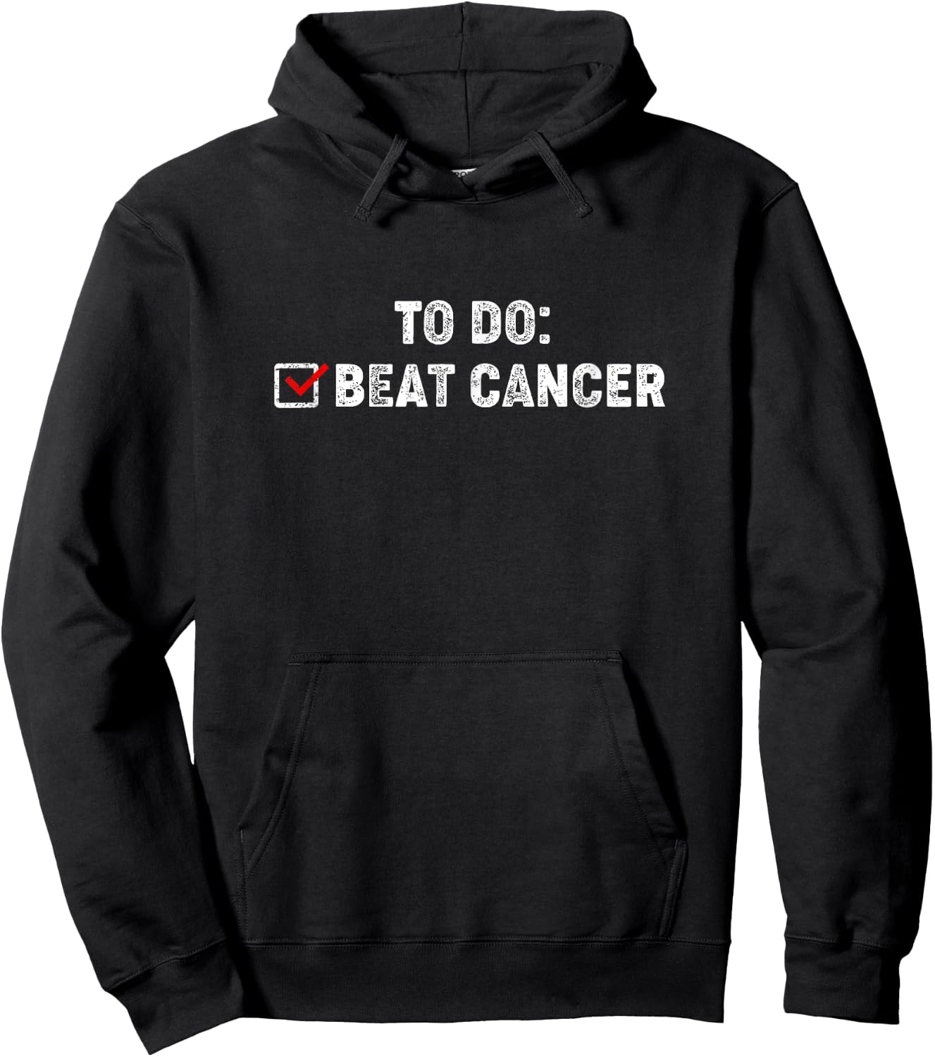 Cancer Survivor Shirt - Beat Cancer - Cancer Sucks Hoodie - Hoodie | Black