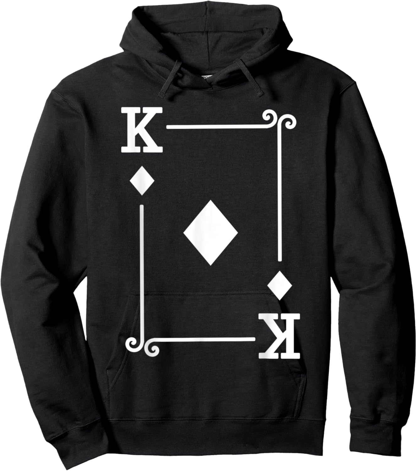 King Diamonds Card Costume - Playing Cards - King Diamonds Hoodie - Hoodie | Black