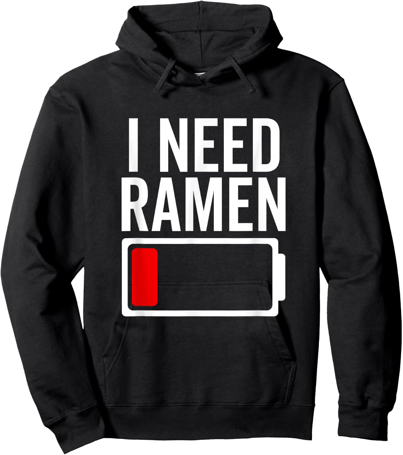 I Need Ramen Funny Noodle Love Food Japan Japanese Anime Hoodie - Hoodie | Black