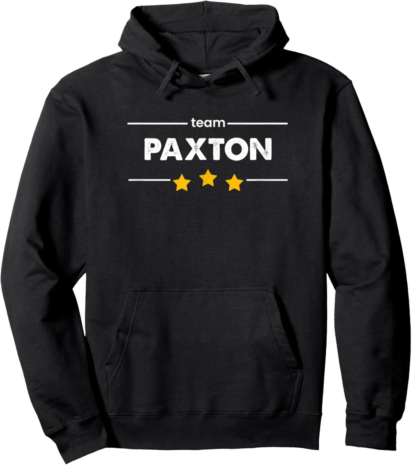 Family Name Surname or First Name | TEAM PAXTON Hoodie - Hoodie | Black