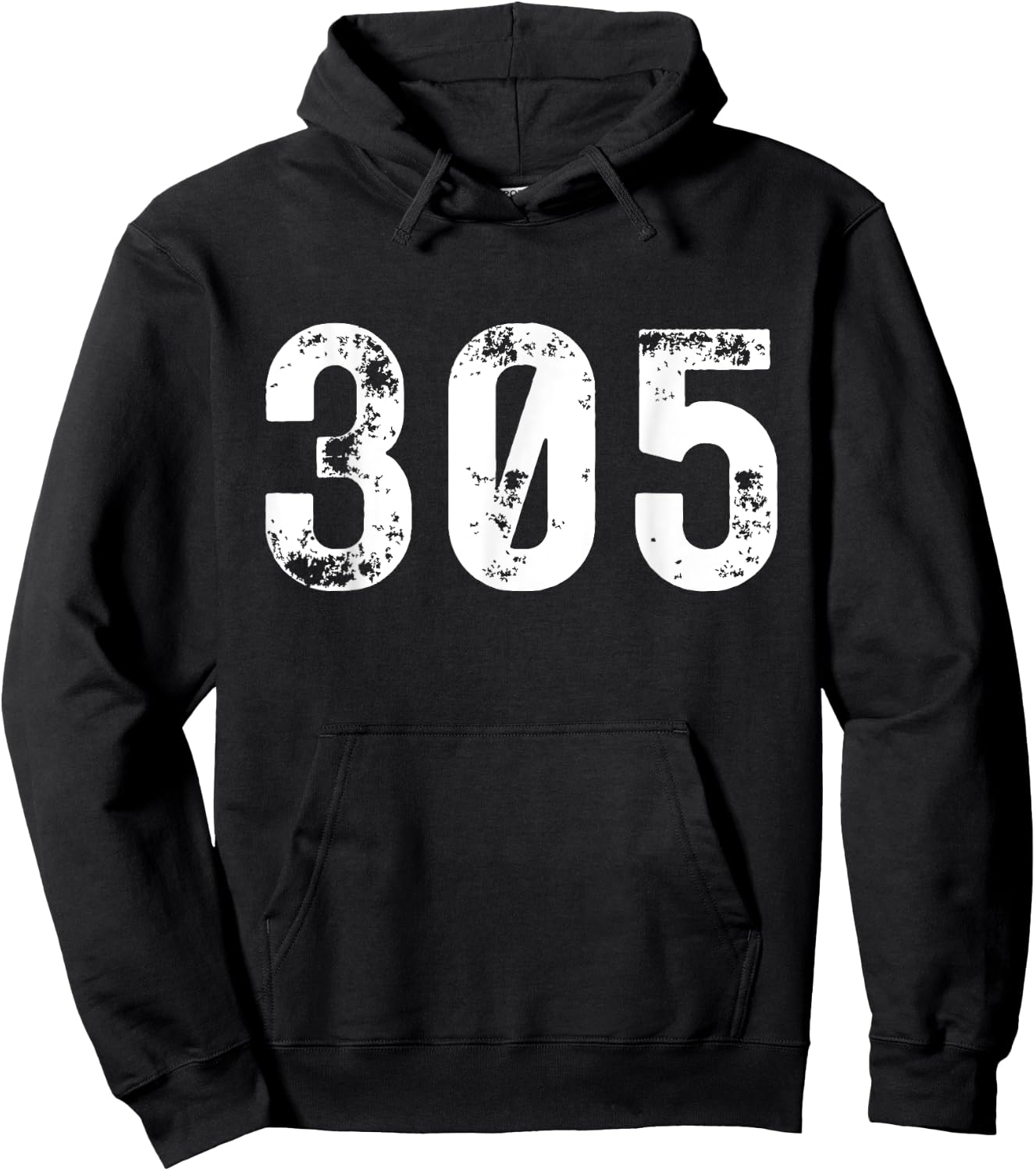 Area Code 305 for Miami Florida South Beach 305 Women Hoodie - Hoodie | Black