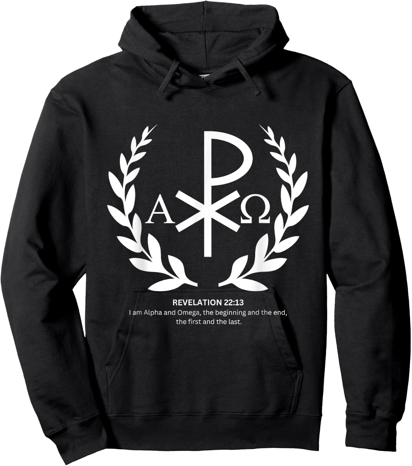 Alpha and omega -REVELATION 22:13 Hoodie - Hoodie | Black