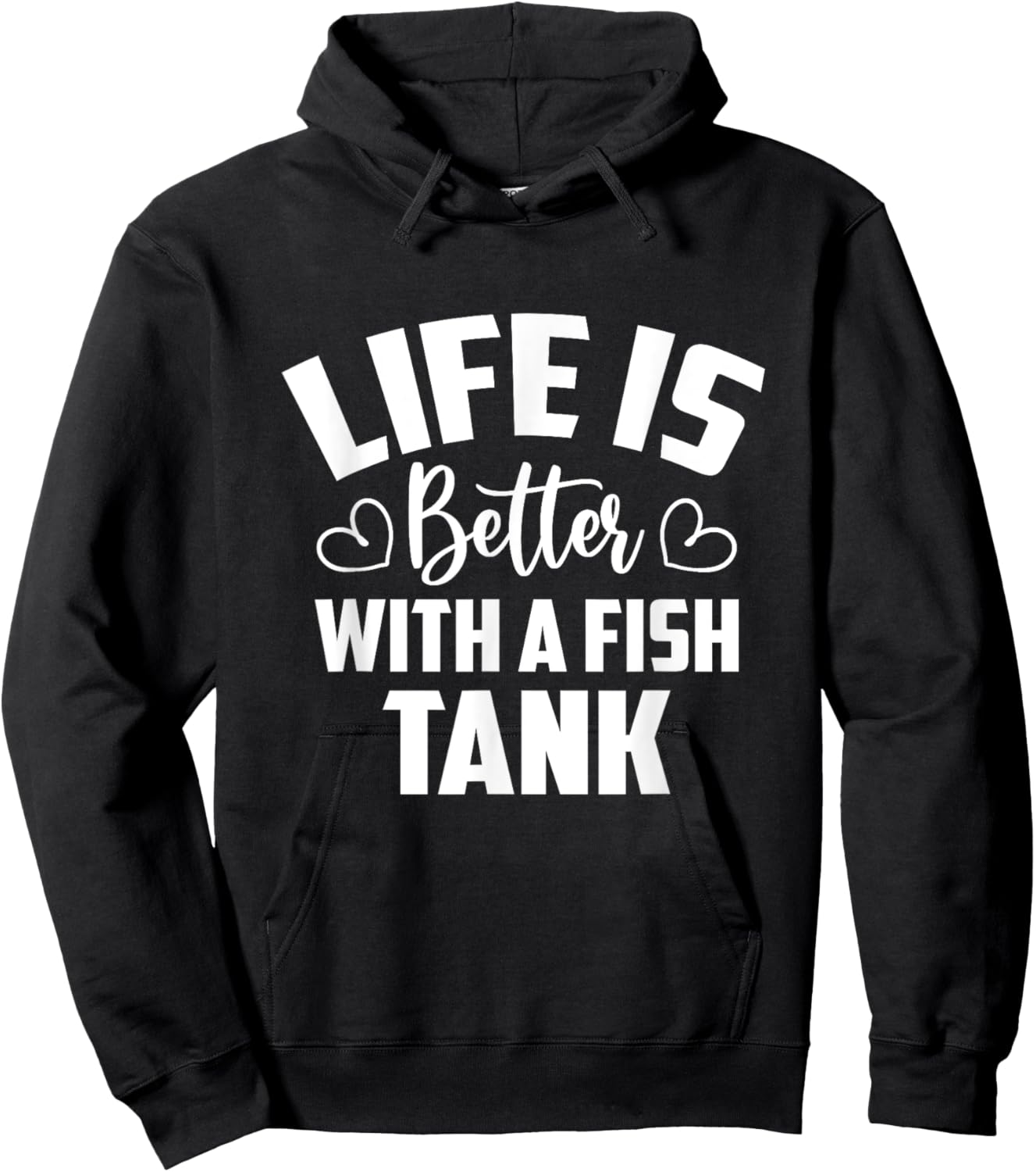 Funny Aquarium Fish Tank Aquarist Fish Lovers Hoodie - Hoodie | Black